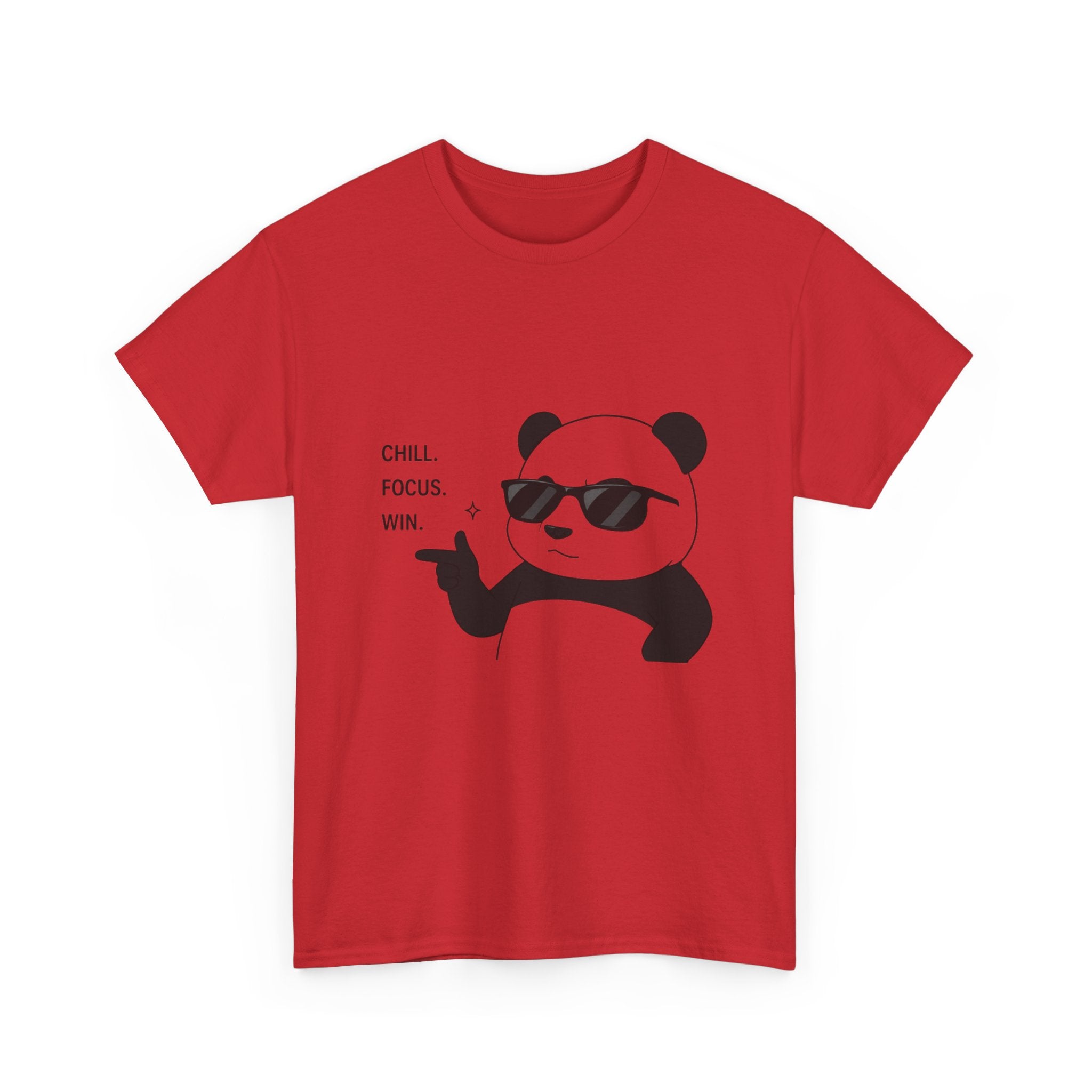 Panda 'Chill. Focus. Win.' T-Shirt - Adult