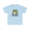 Frog Mode Activated T-Shirt — Cute Cartoon Frog Graphic Tee - Adult