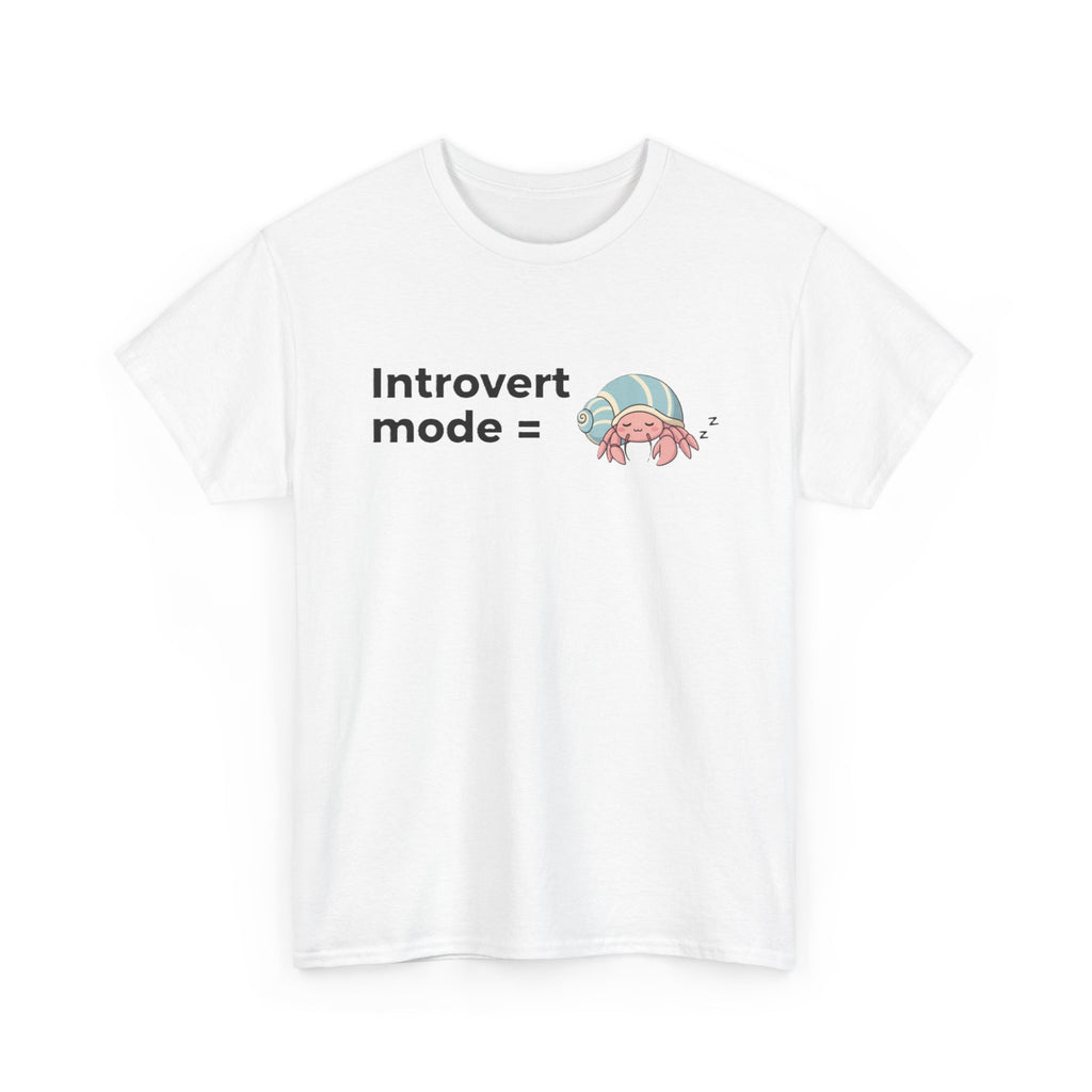 Introvert Mode Graphic Tee — Cute Anime Girl "Introvert mode" T-Shirt - Adult