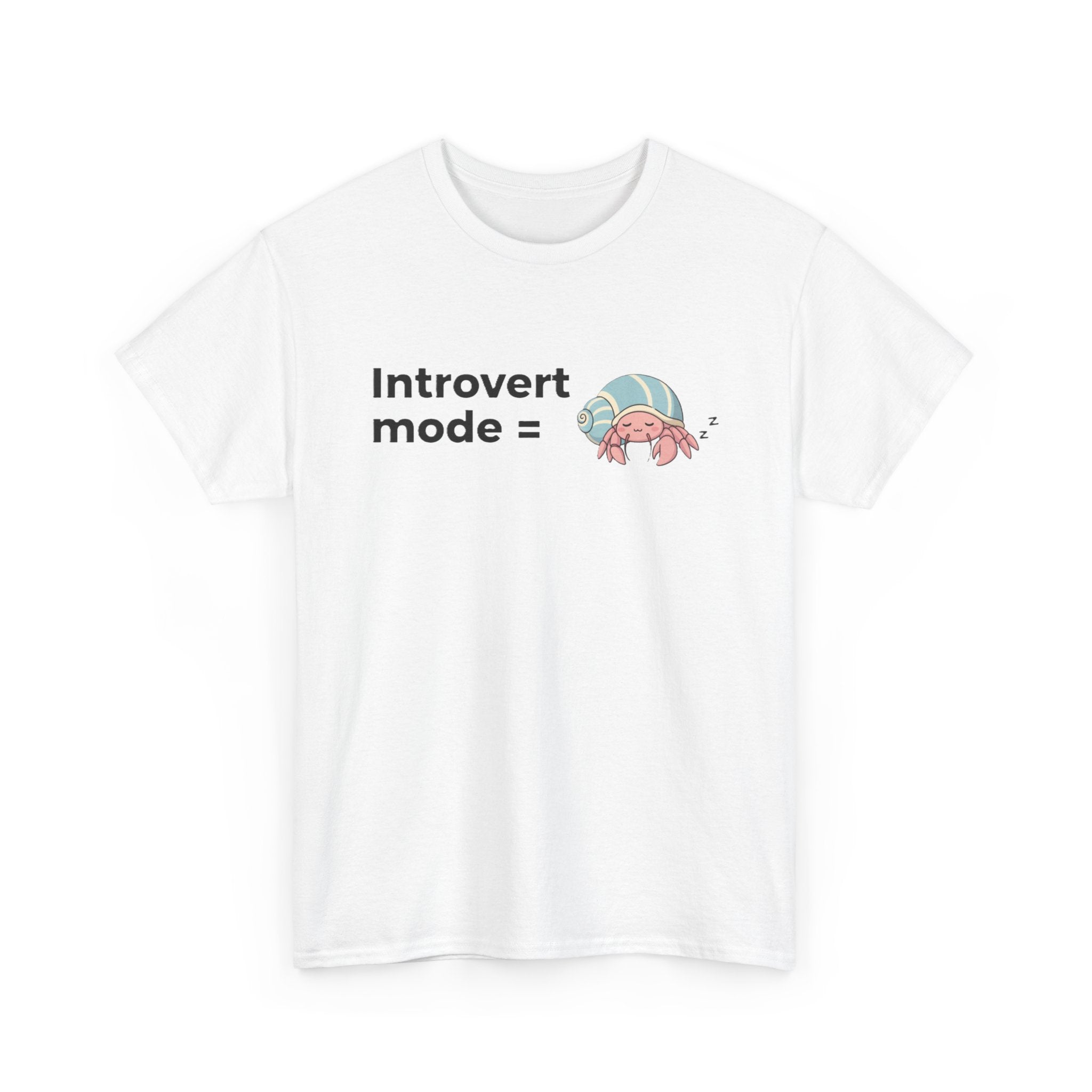 Introvert Mode Graphic Tee — Cute Anime Girl "Introvert mode" T-Shirt - Adult