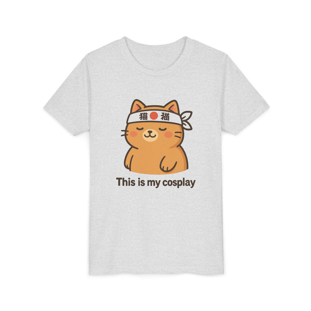 Kids" This Is My Cosplay" Cat Tee — Cute Anime Kawaii Cat Costume Shirt for Children