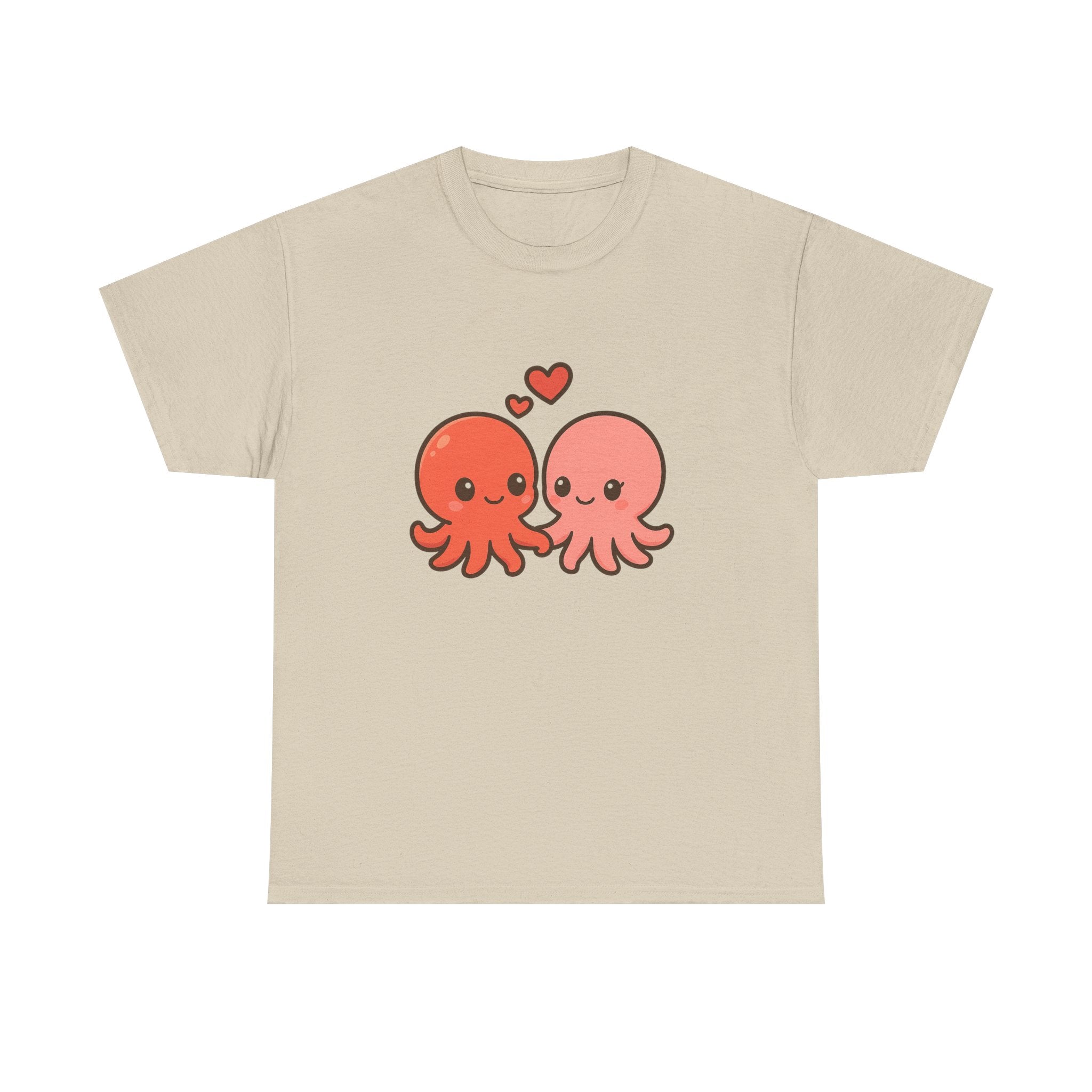 Octopus Couple Tee — Cute Kawaii Love Octopus T-Shirt - Adult