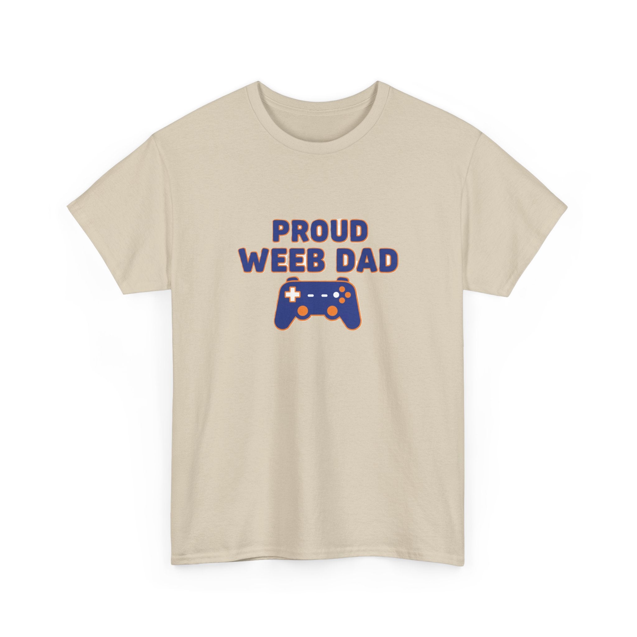 Proud Weeb Dad T-Shirt — Gamer Controller Graphic Dad Tee - Adult