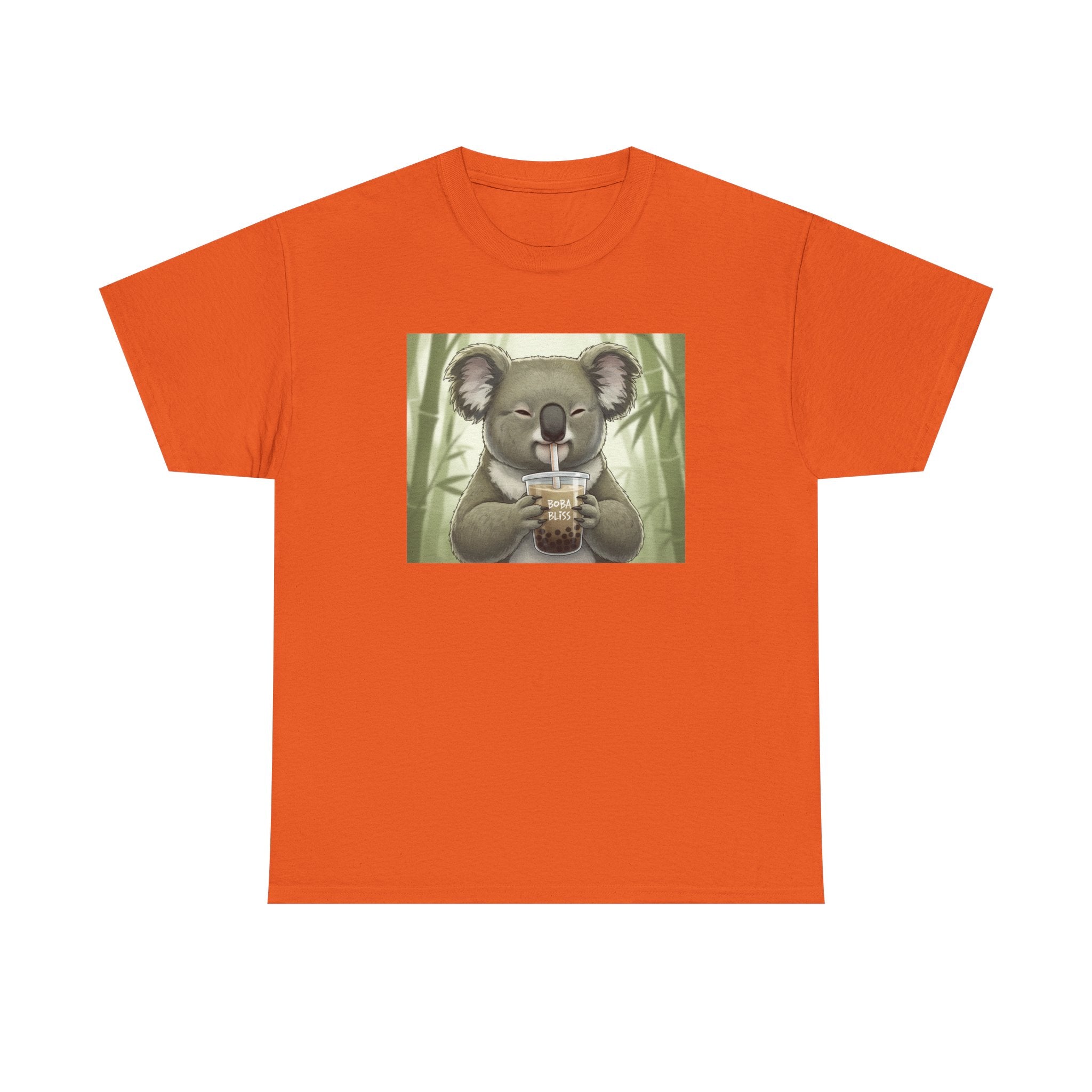 Koala Bubble Tea T‑Shirt — Cute Koala Drinking Boba Graphic Tee - Adult