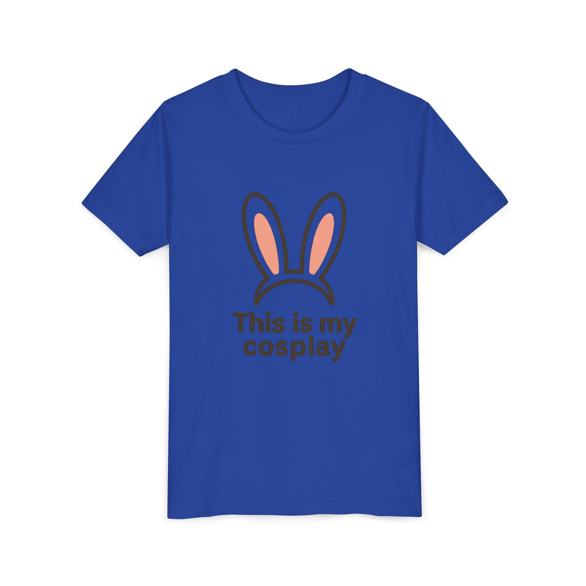 Youth Tee — "This is my cosplay" Bunny Ears Kids T‑Shirt