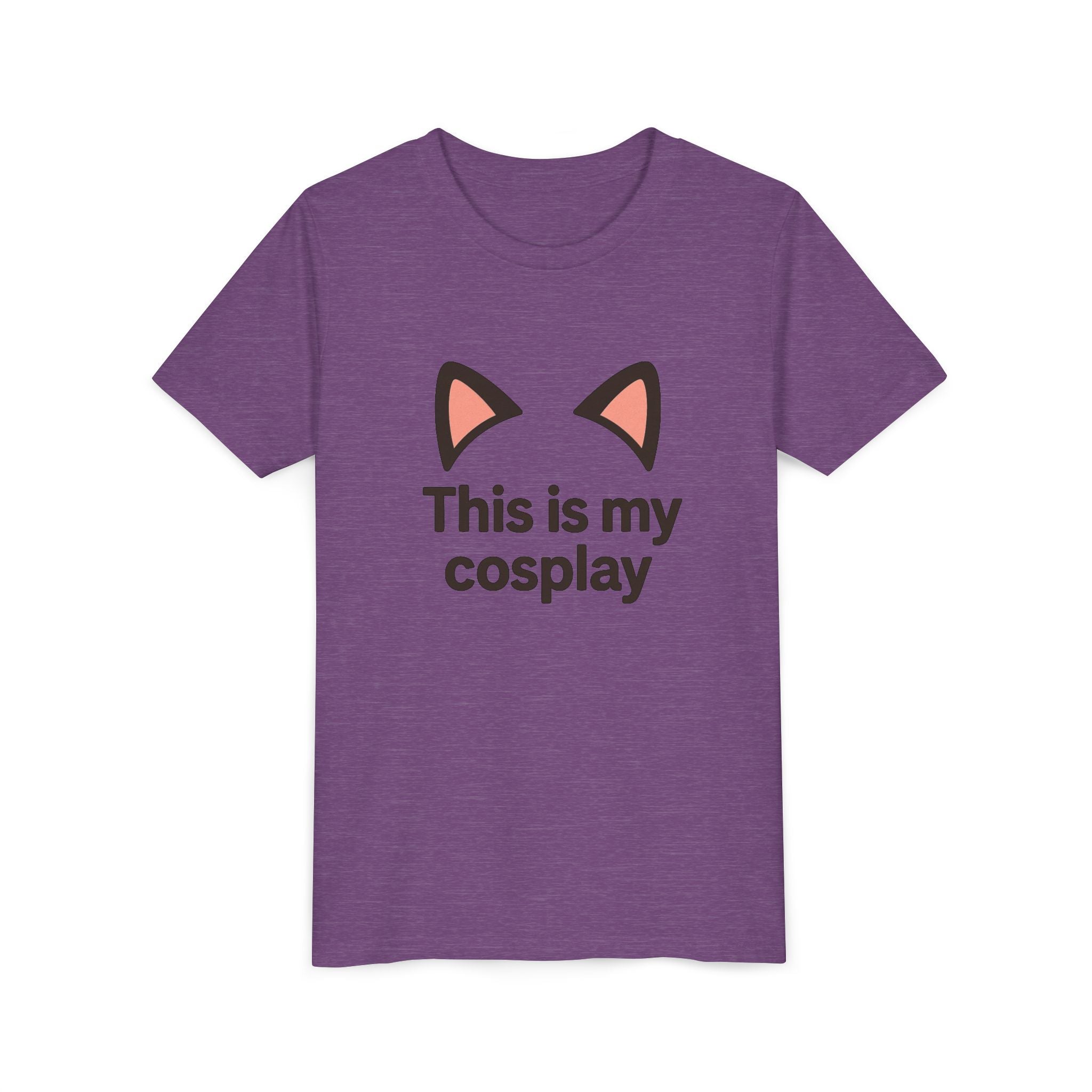 Youth Tee — "This Is My Cosplay" Cat Ear Graphic