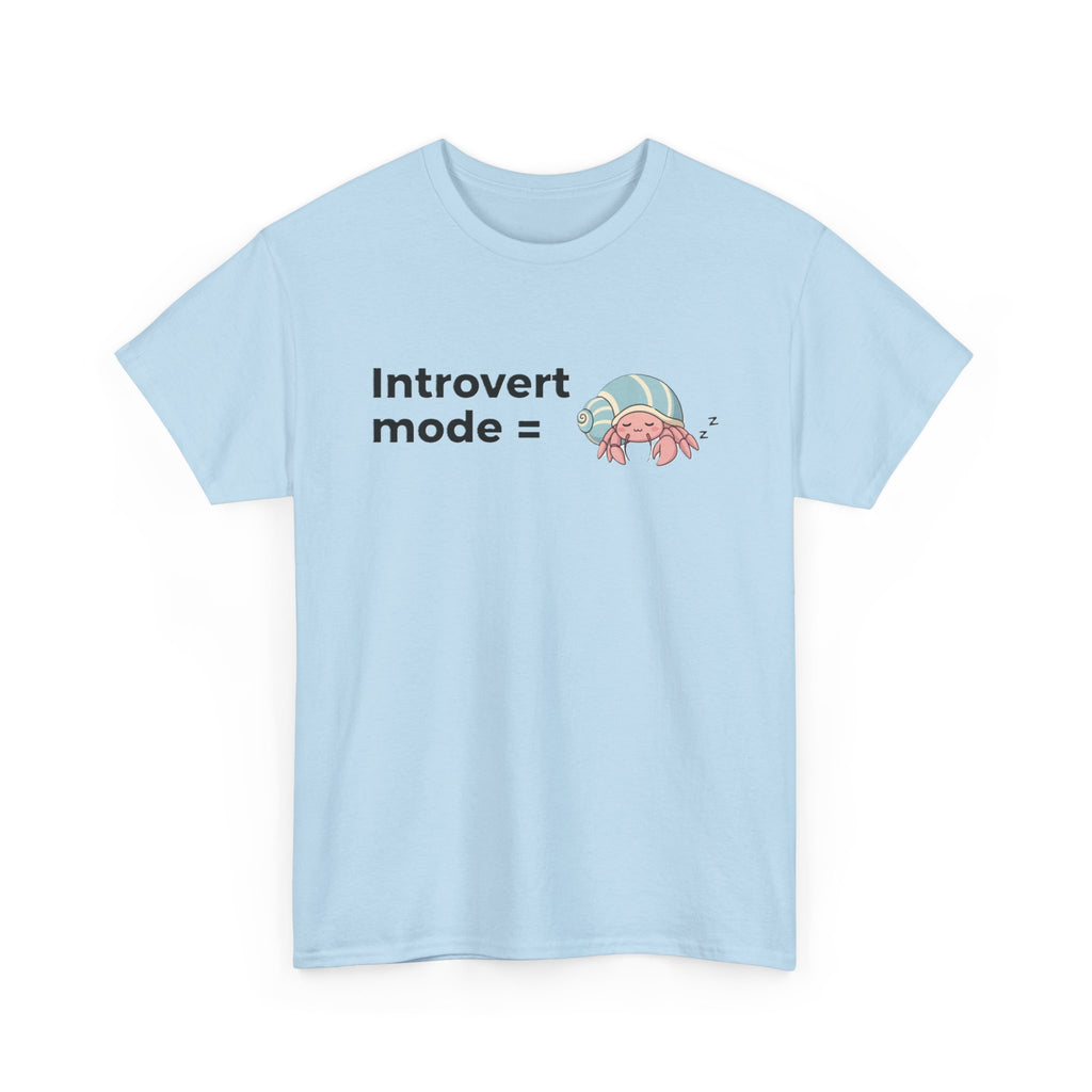 Introvert Mode Graphic Tee — Cute Anime Girl "Introvert mode" T-Shirt - Adult