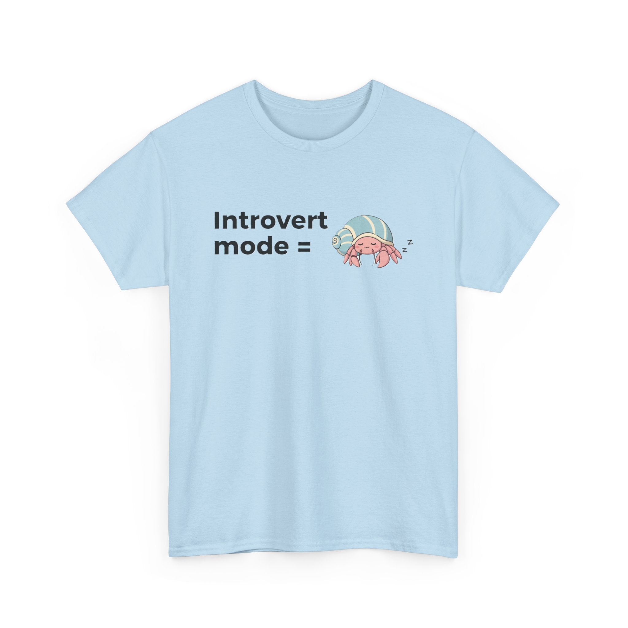 Introvert Mode Graphic Tee — Cute Anime Girl "Introvert mode" T-Shirt - Adult