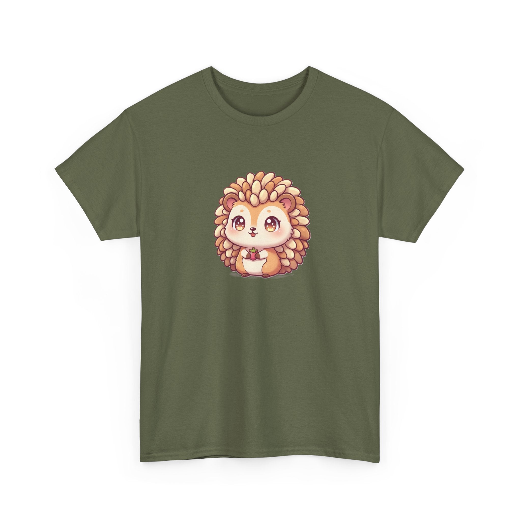 Cute Hedgehog T‑Shirt — Kawaii Woodland Animal Tee - Adult