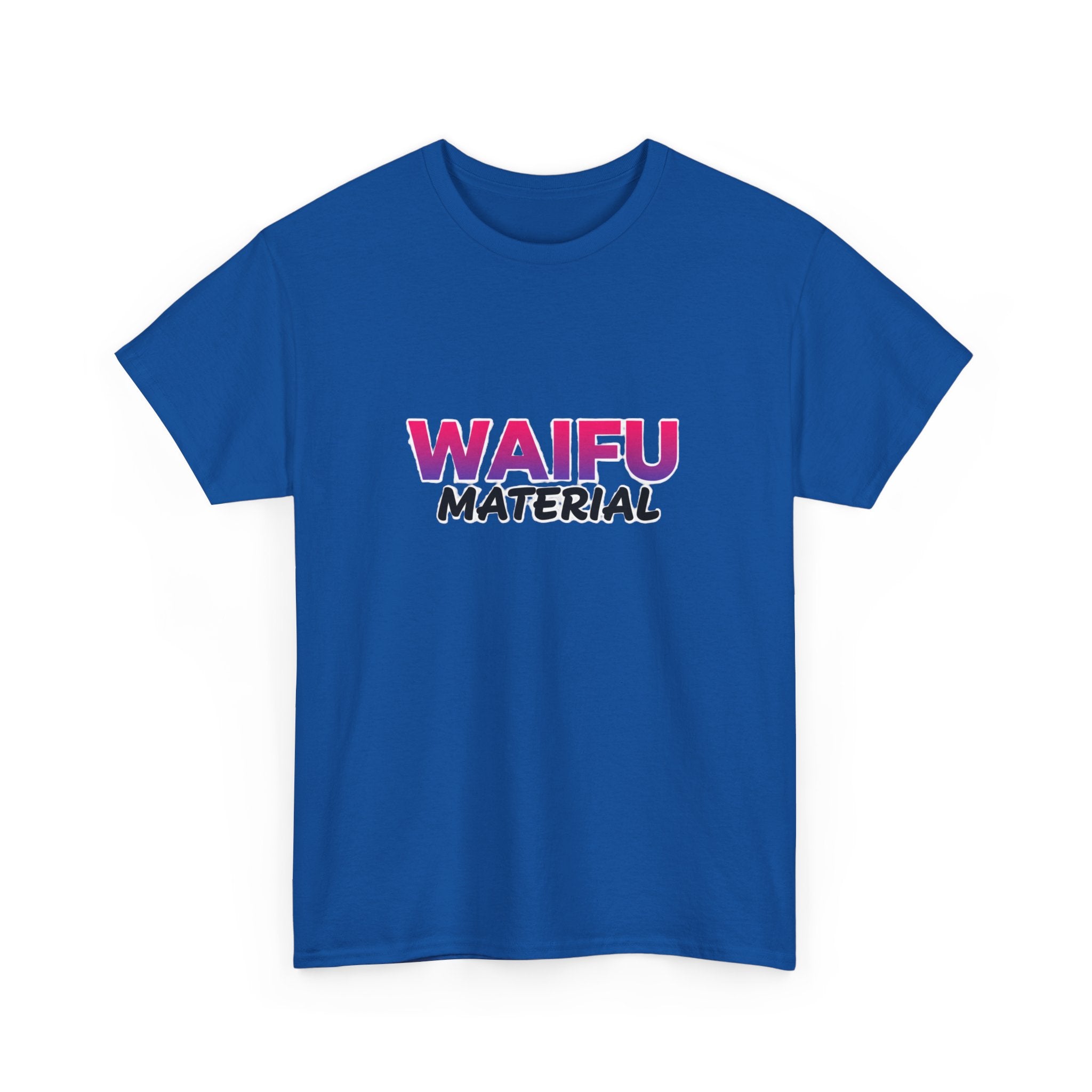 Waifu Material T-Shirt — Cute Anime Text Tee for Otaku Fans - Adult