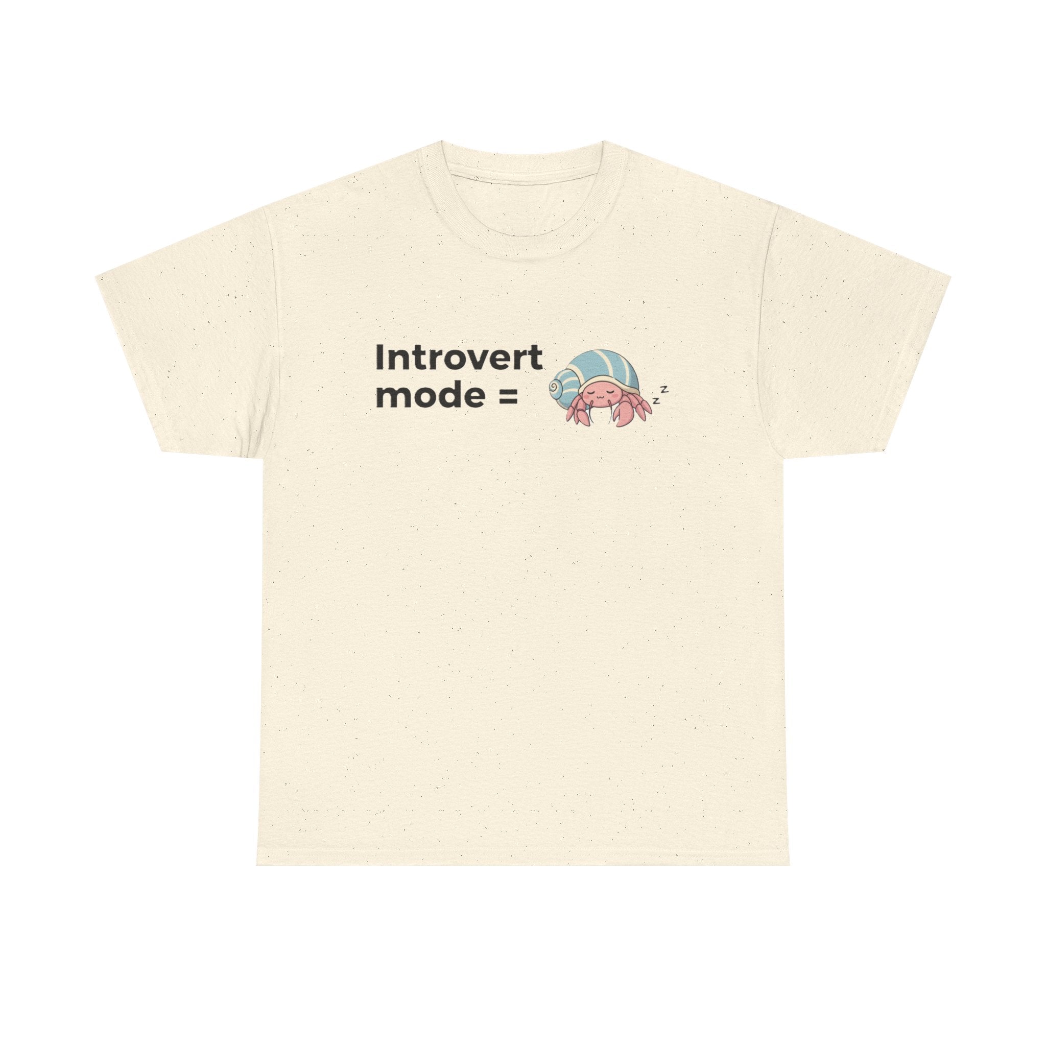 Introvert Mode Graphic Tee — Cute Anime Girl "Introvert mode" T-Shirt - Adult