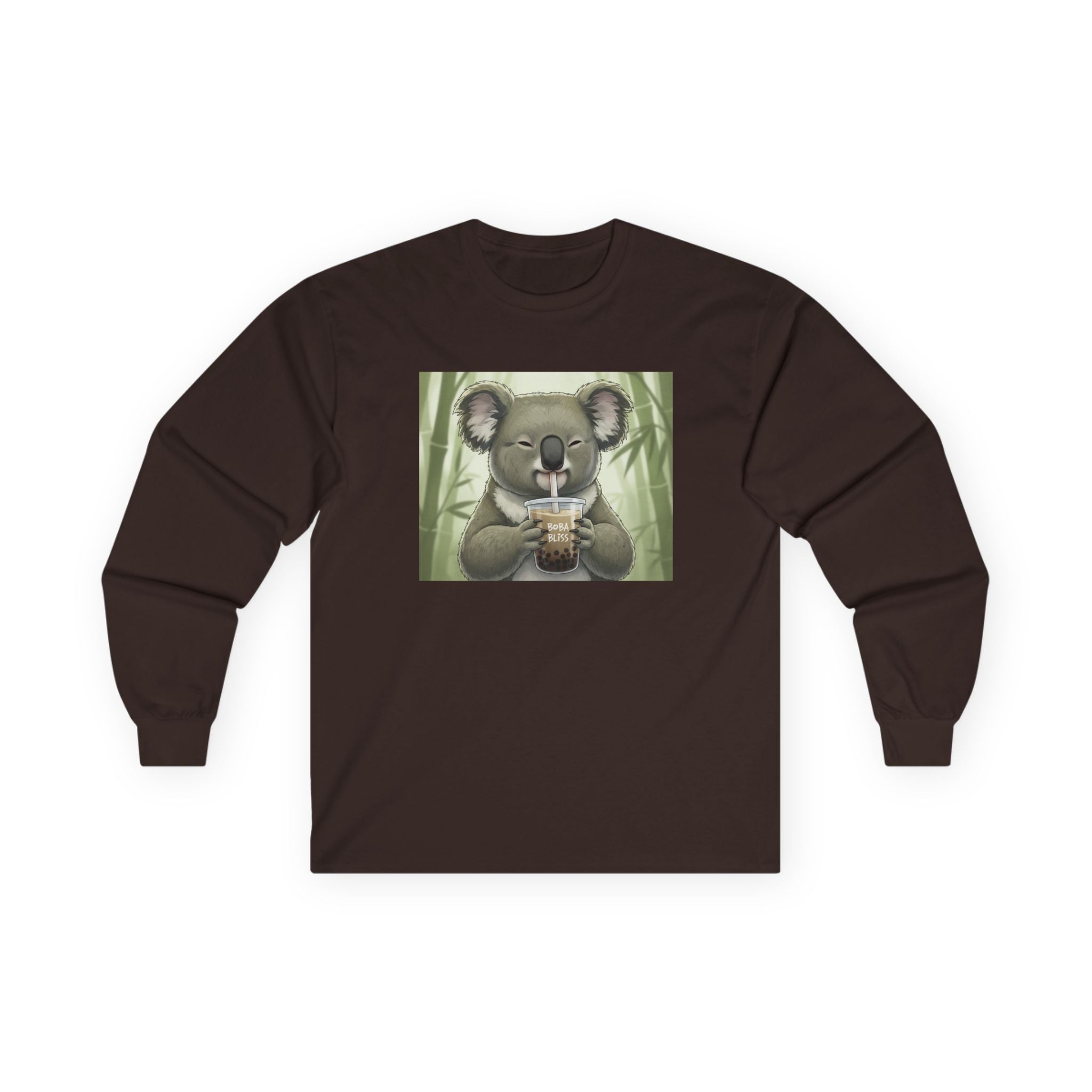 Koala Coffee Long Sleeve Tee - Adult