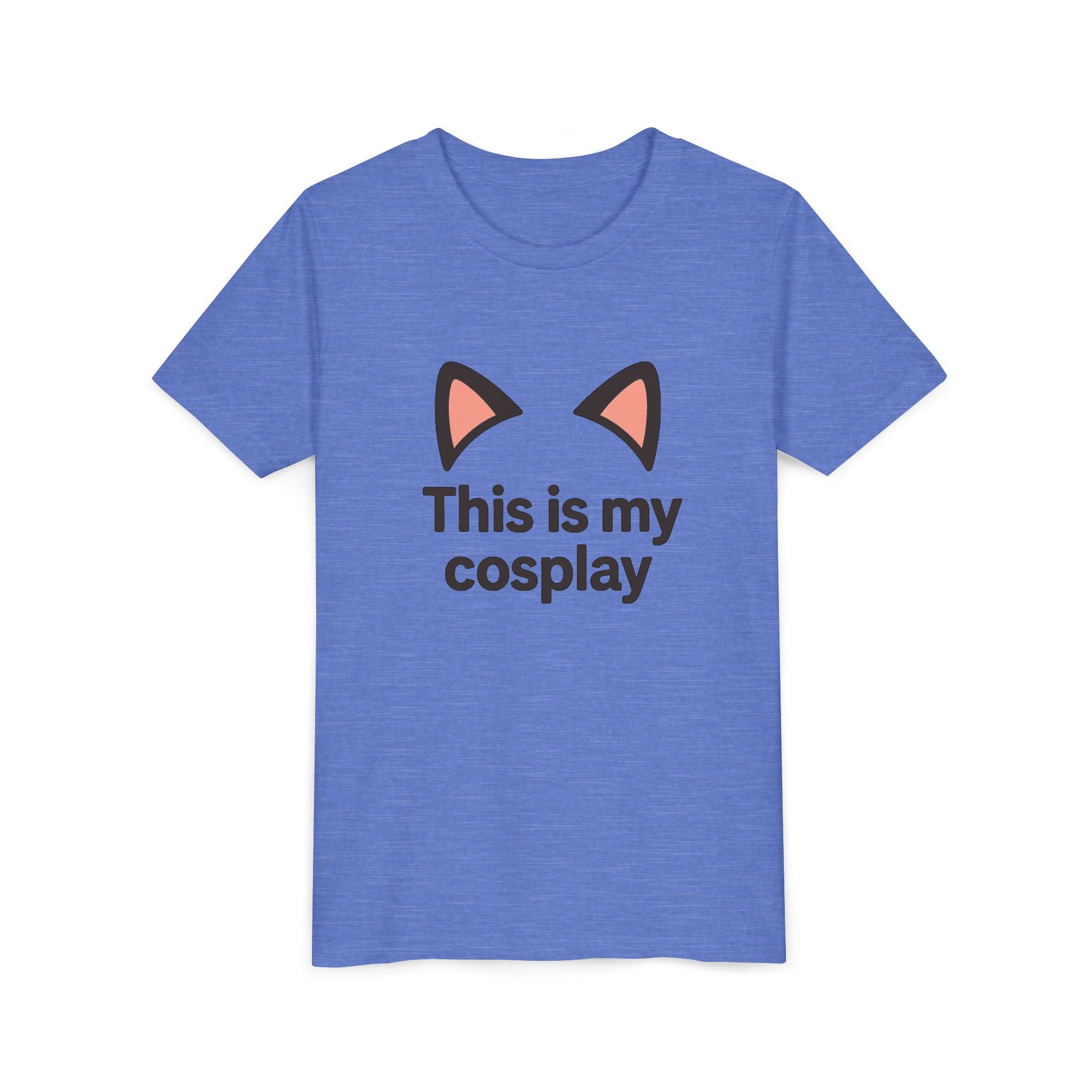 Youth Tee — "This Is My Cosplay" Cat Ear Graphic