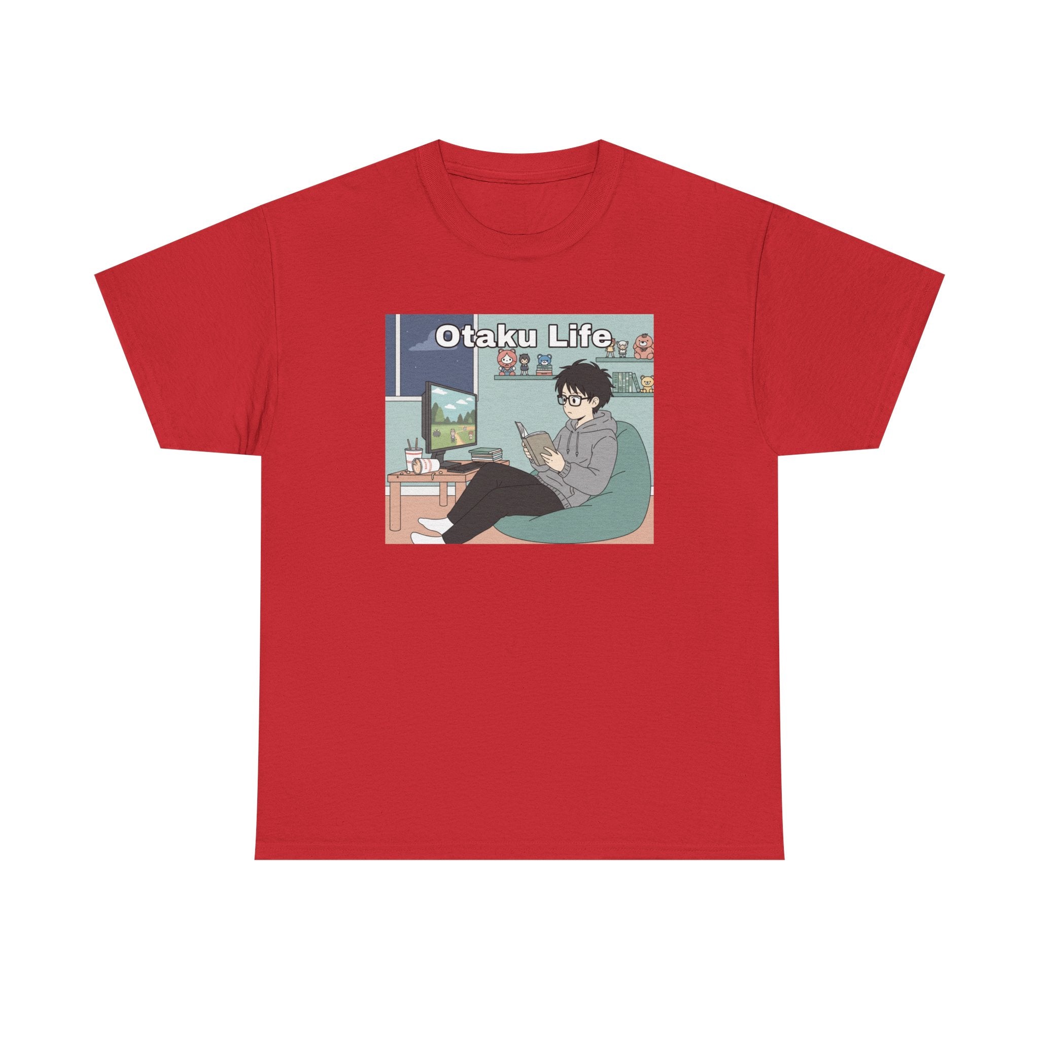 Otaku Life T-Shirt — Chill Anime Gamer Graphic Tee - Adult