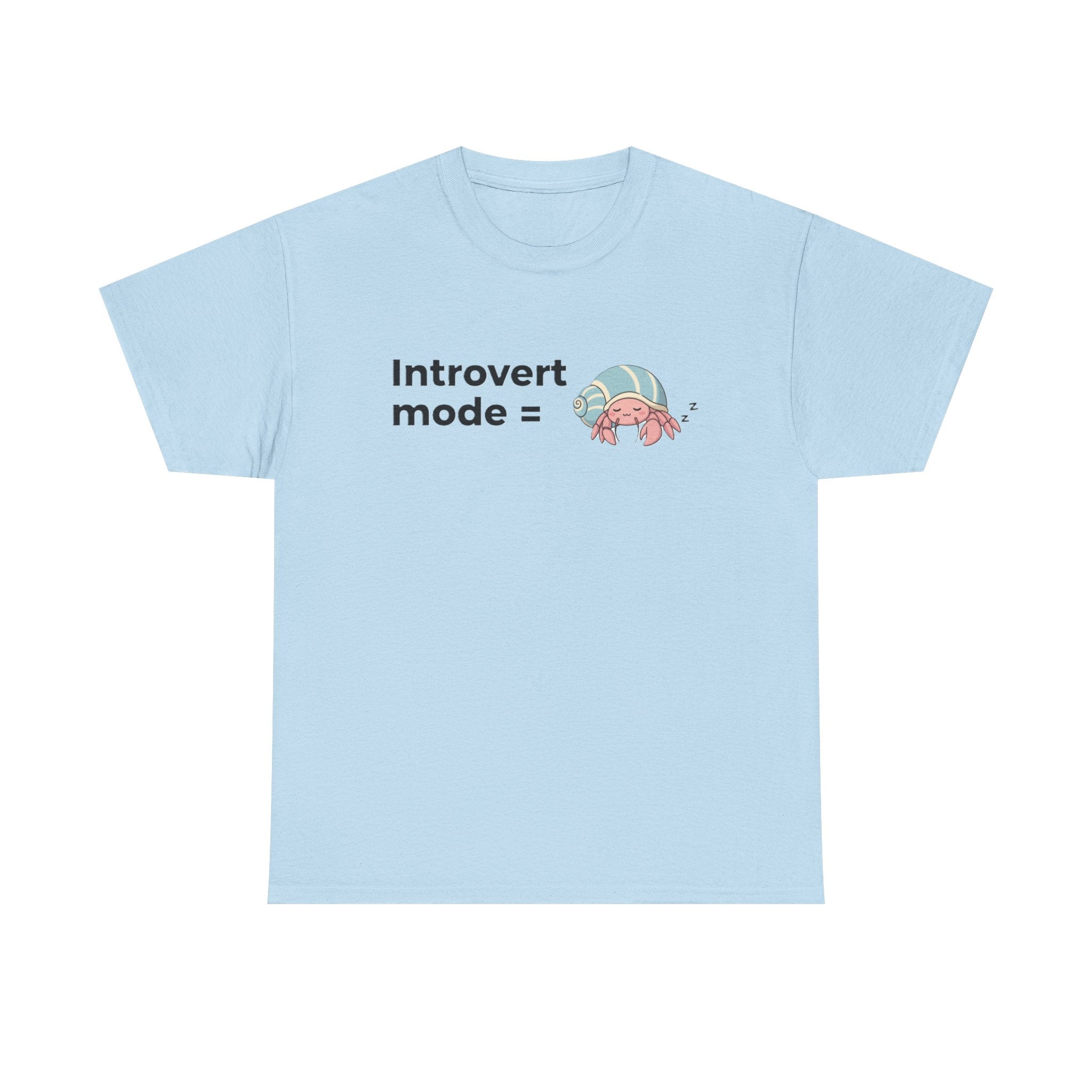 Introvert Mode Graphic Tee — Cute Anime Girl "Introvert mode" T-Shirt - Adult