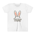 Youth Tee — "This is my cosplay" Bunny Ears Kids T‑Shirt