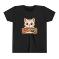 Kids Sushi Cat T-Shirt — Cute Kitty Eating Sushi Youth Tee