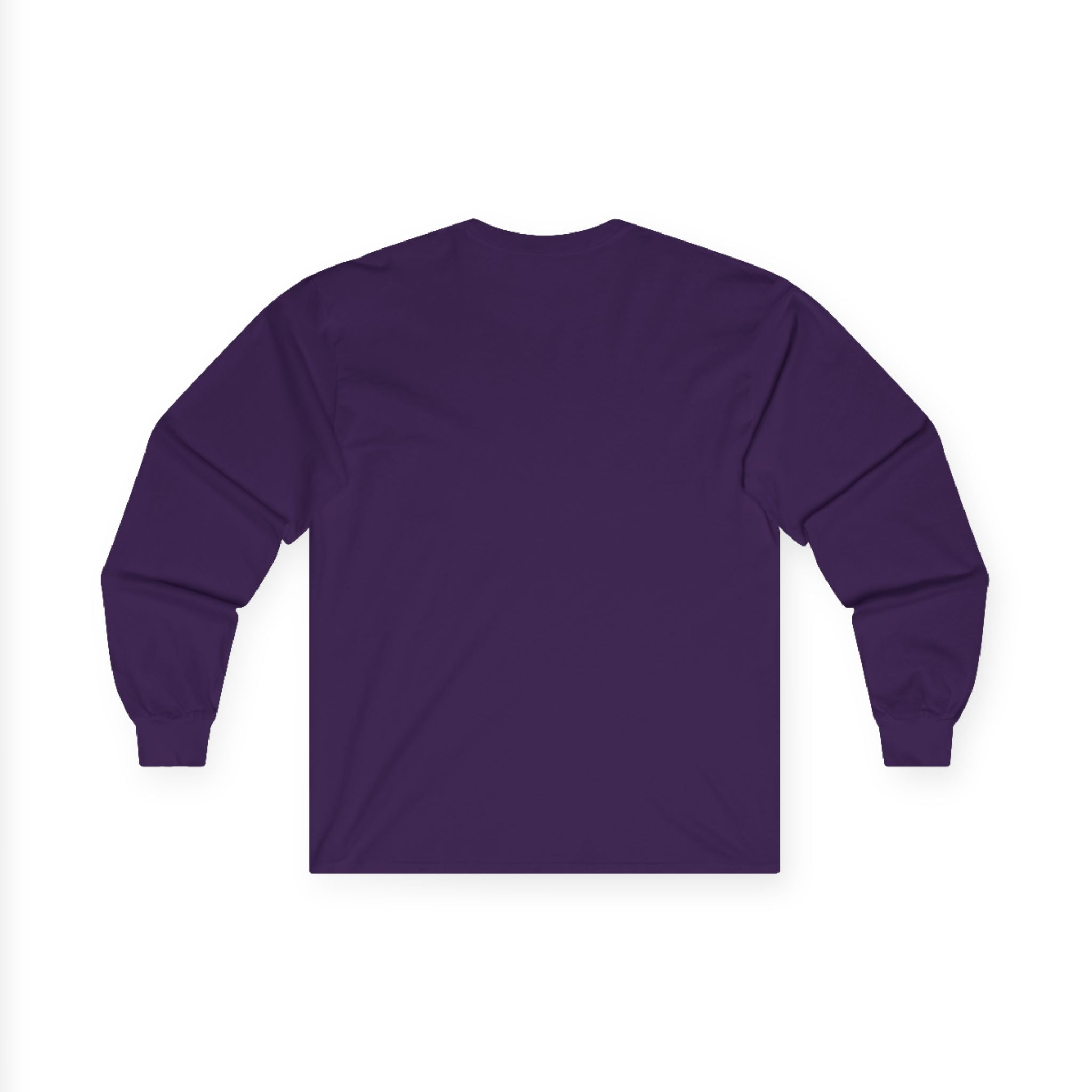 Clueless Otaku Guy Long Sleeve Tee — Minimalist Window Portrait Graphic - Adult