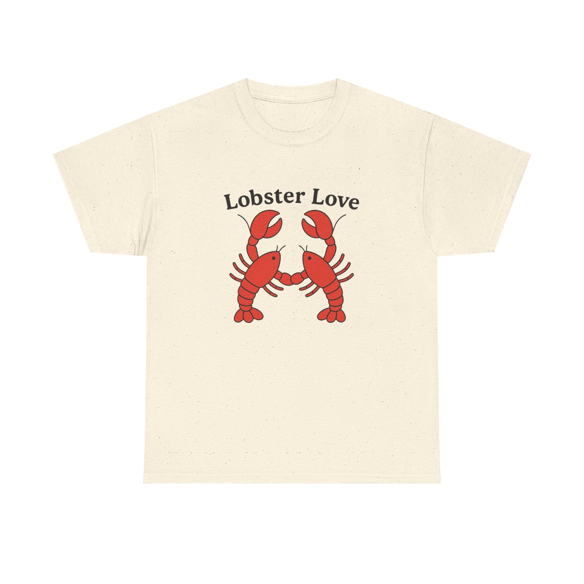 Lobster Love T‑Shirt — Cute Lobster Couple Graphic Tee - Adult