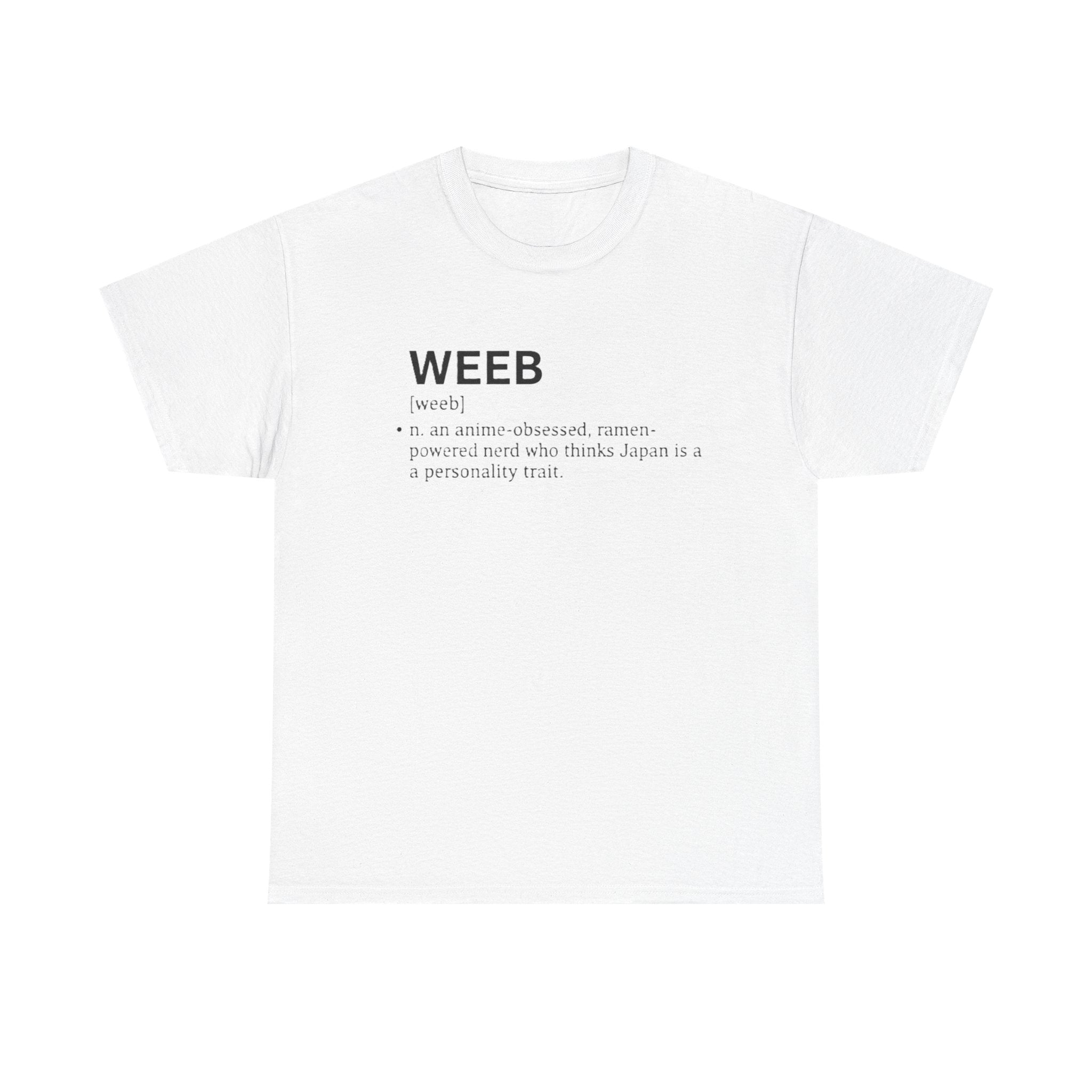 Weeb Definition T-Shirt — Funny Anime Lover Tee - Adult