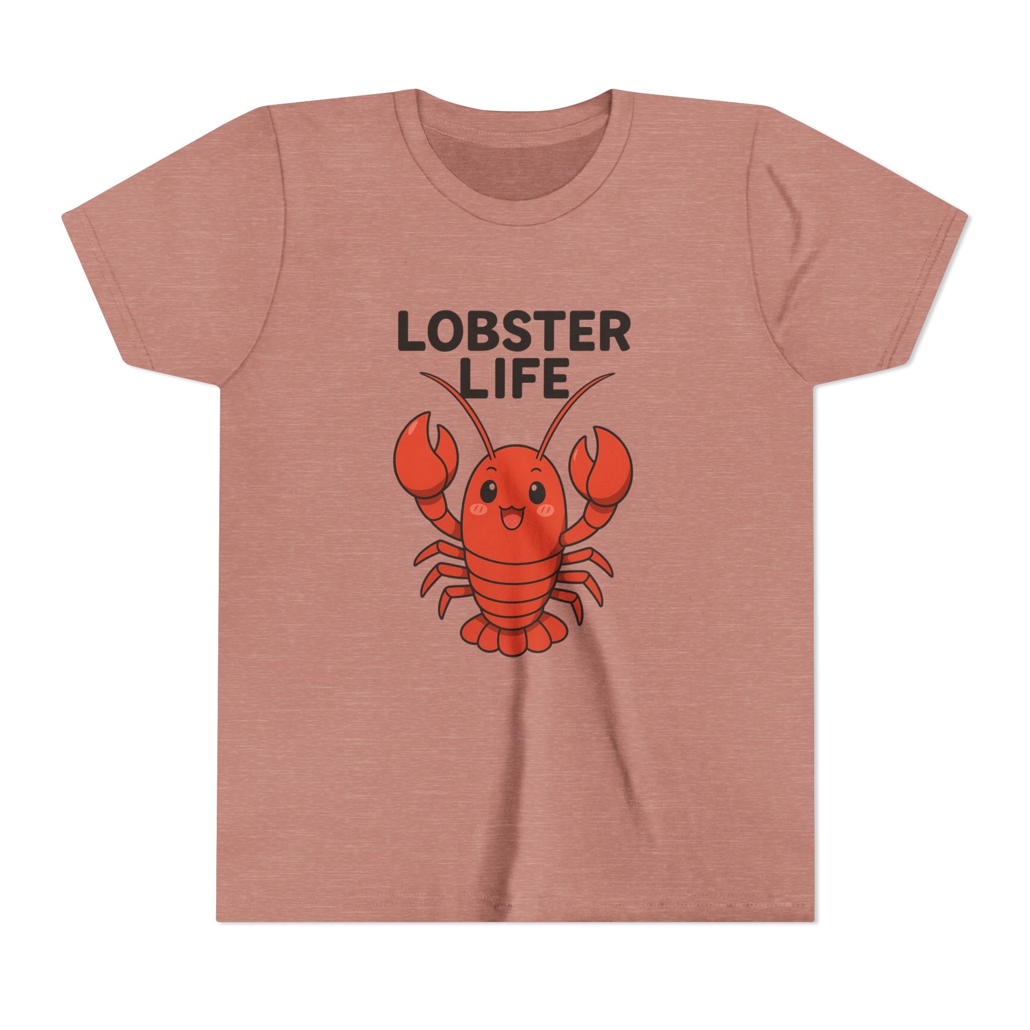 Youth Tee — Cute "Lobster Life" Kids T-Shirt (Summer Beach Shirt)