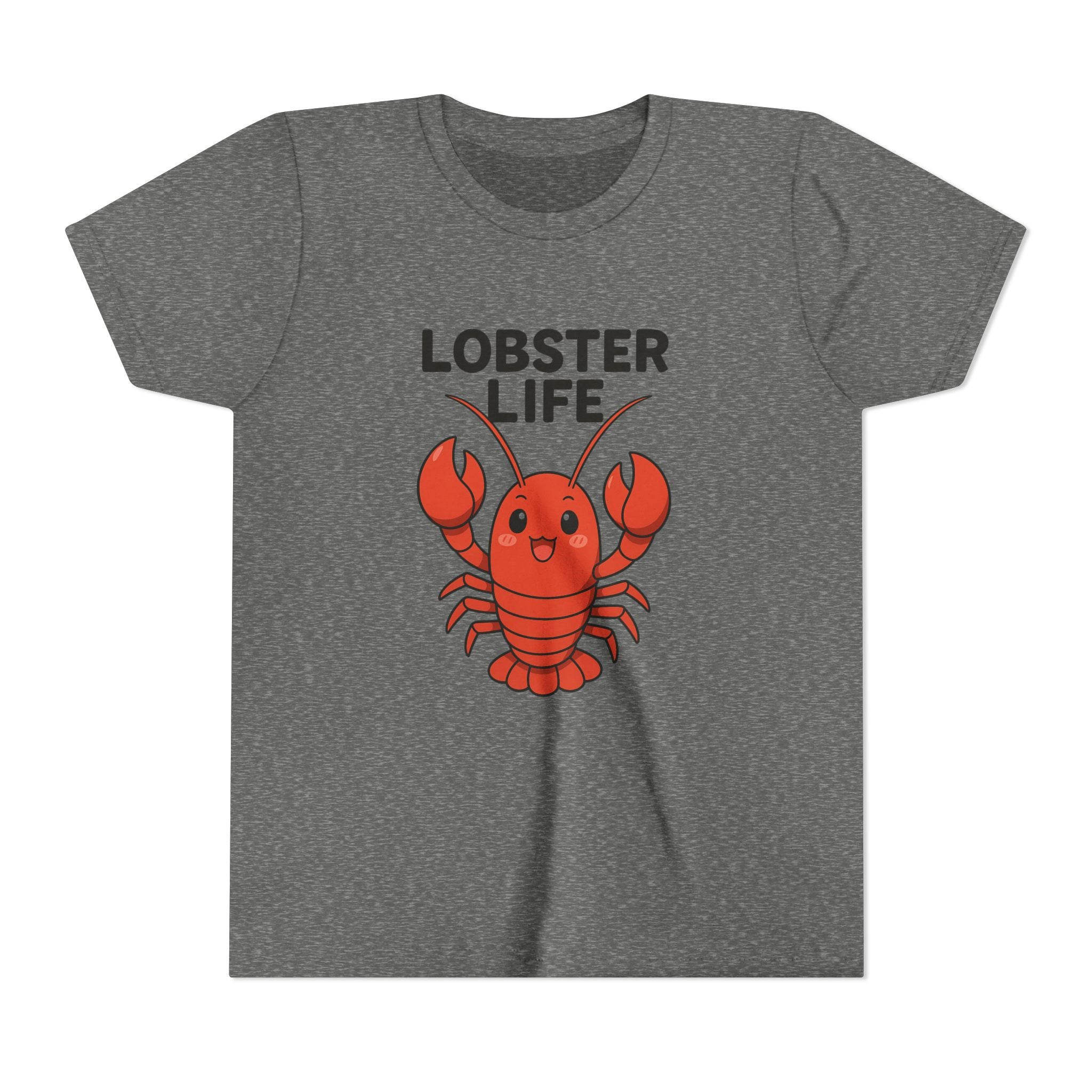Youth Tee — Cute "Lobster Life" Kids T-Shirt (Summer Beach Shirt)