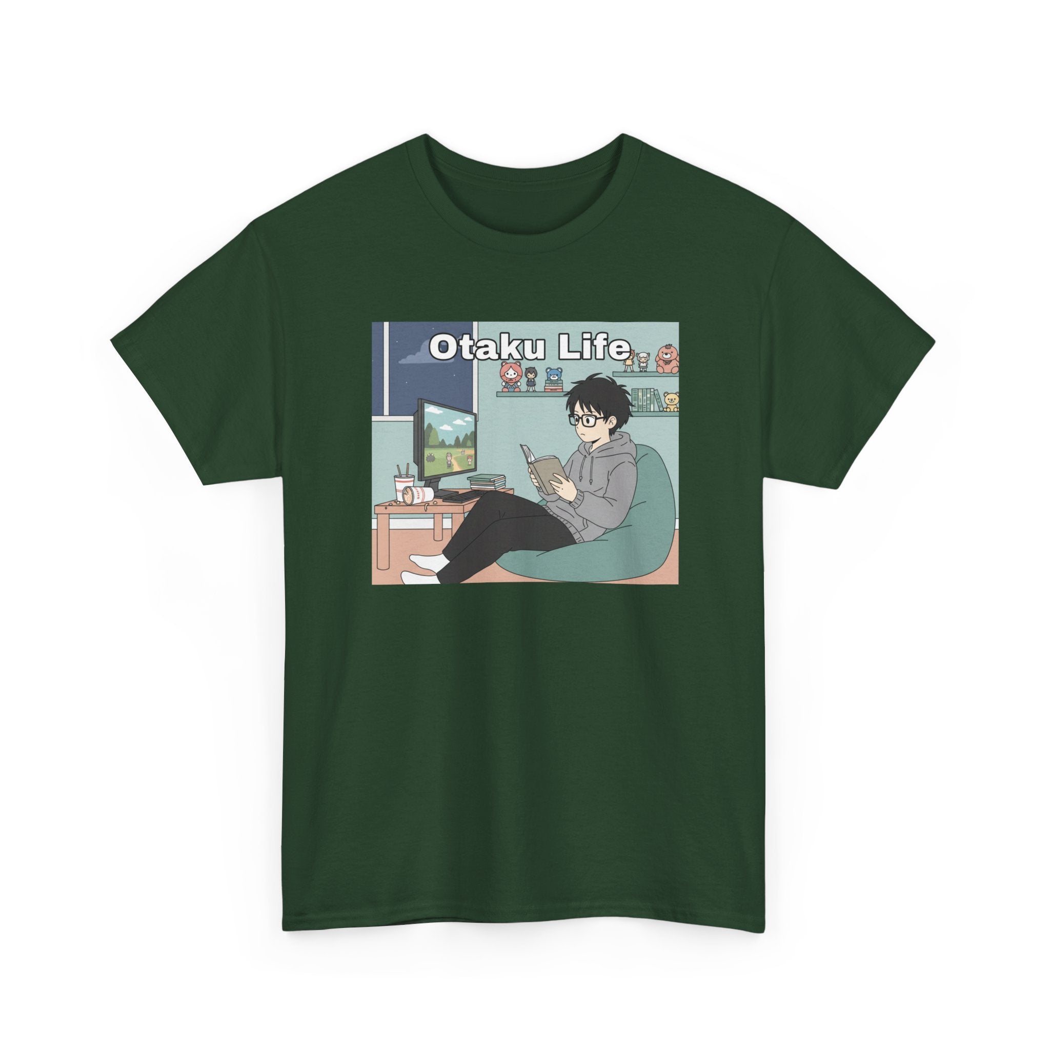 Otaku Life T-Shirt — Chill Anime Gamer Graphic Tee - Adult
