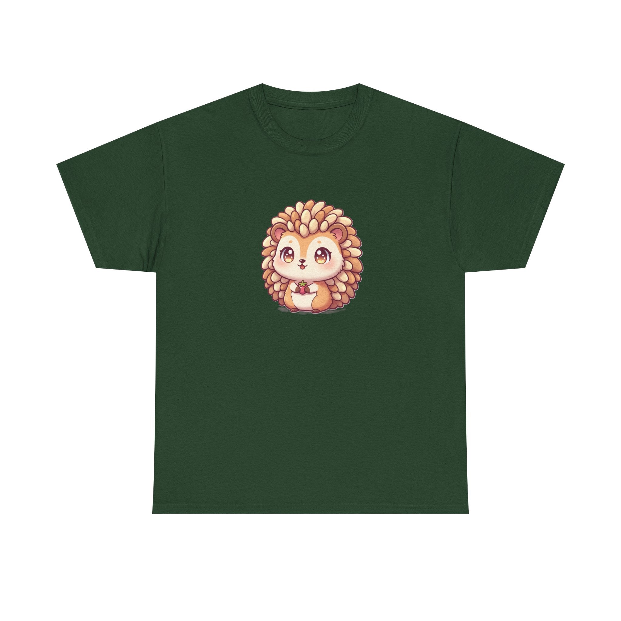 Cute Hedgehog T‑Shirt — Kawaii Woodland Animal Tee - Adult