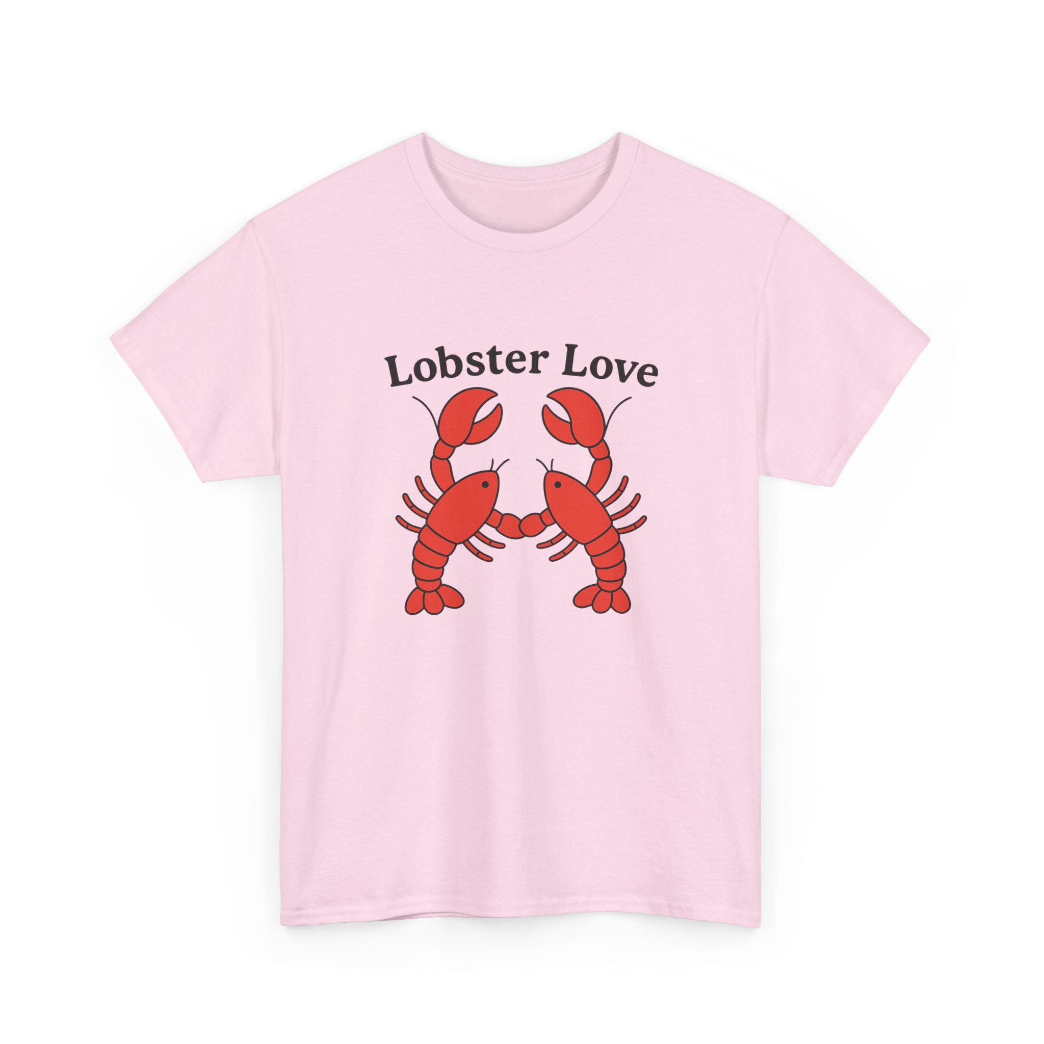 Lobster Love T‑Shirt — Cute Lobster Couple Graphic Tee - Adult