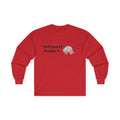 Introvert Mode Hermit Crab Long Sleeve Tee — Cute Shy Hermit Crab Graphic - Adult