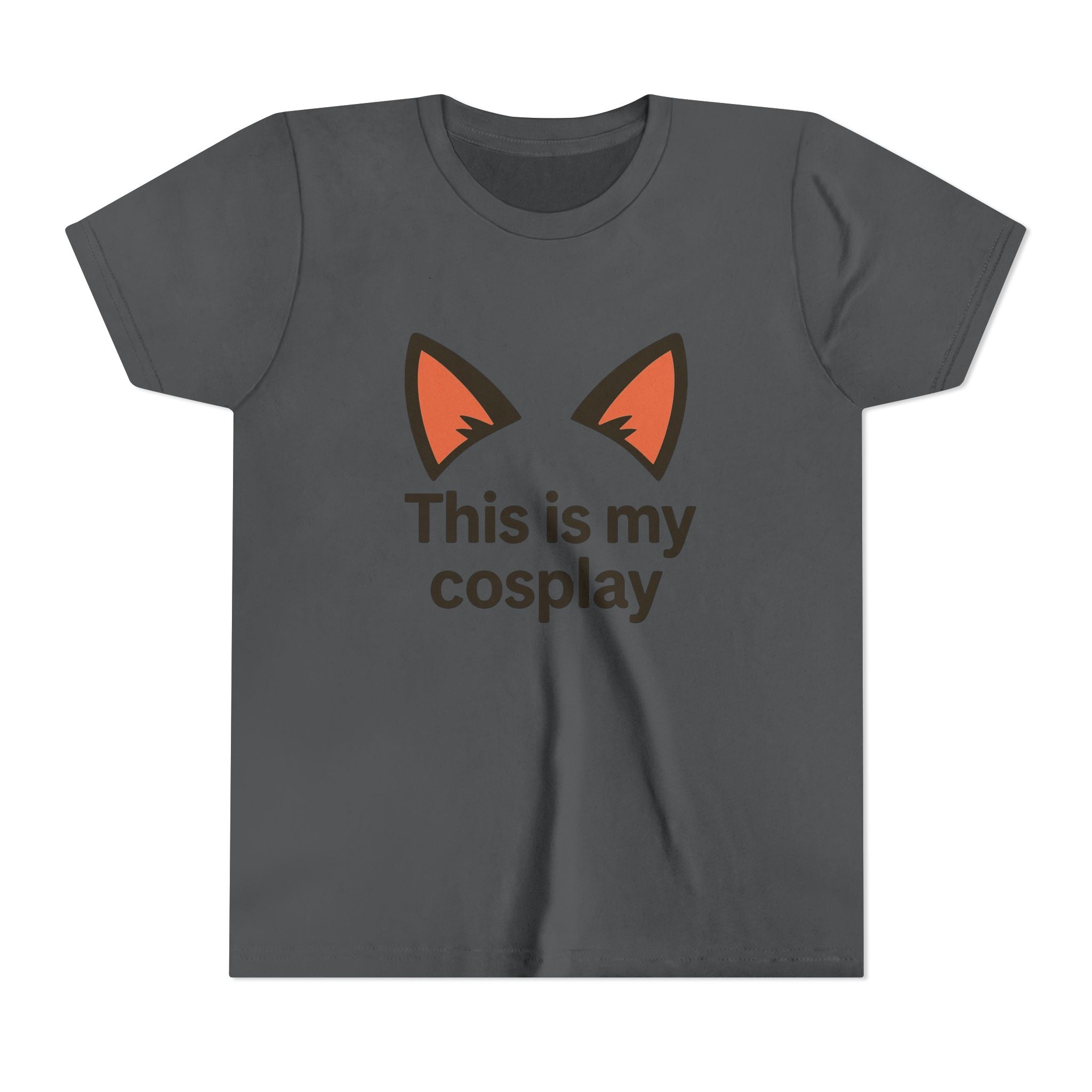 Youth Tee — "This Is My Cosplay" Fox Ear Costume Shirt