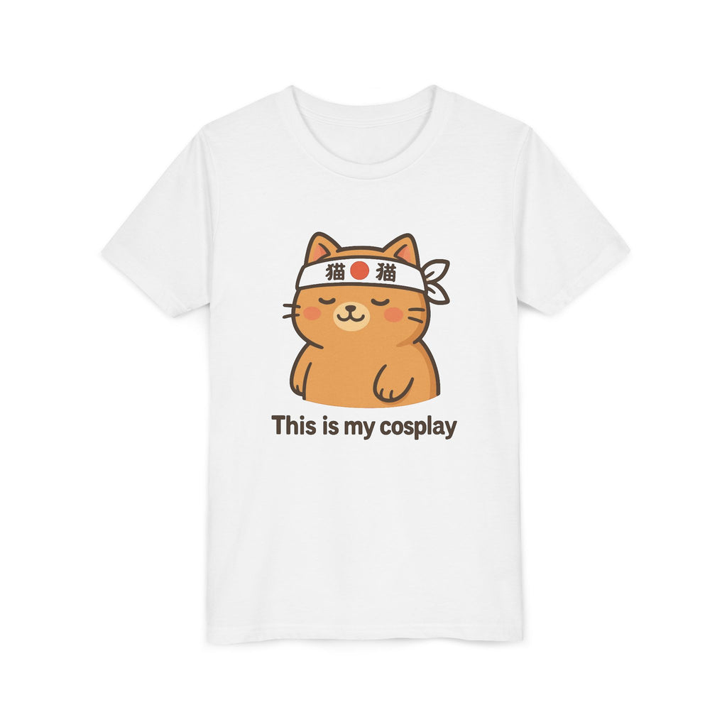 Kids" This Is My Cosplay" Cat Tee — Cute Anime Kawaii Cat Costume Shirt for Children