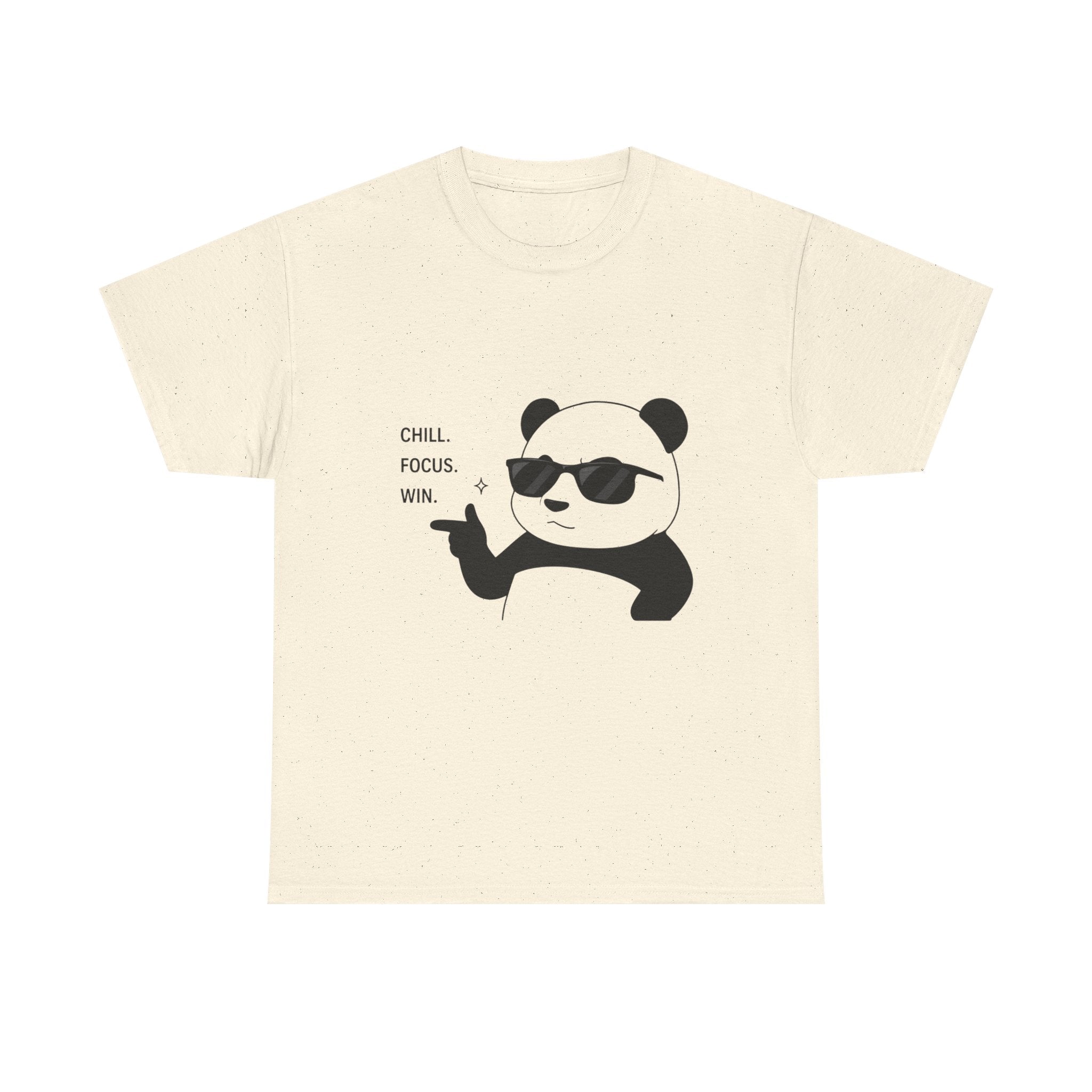 Panda 'Chill. Focus. Win.' T-Shirt - Adult