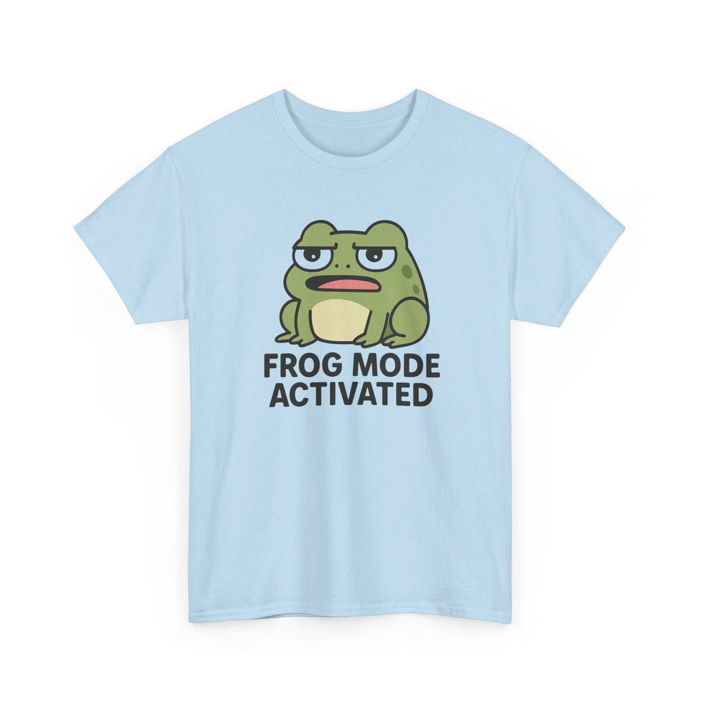Frog Mode Activated T-Shirt — Cute Cartoon Frog Graphic Tee - Adult