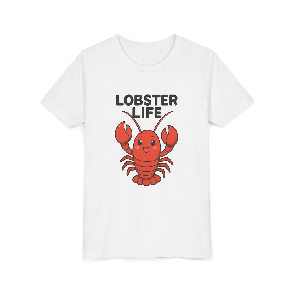 Youth Tee — Cute "Lobster Life" Kids T-Shirt (Summer Beach Shirt)