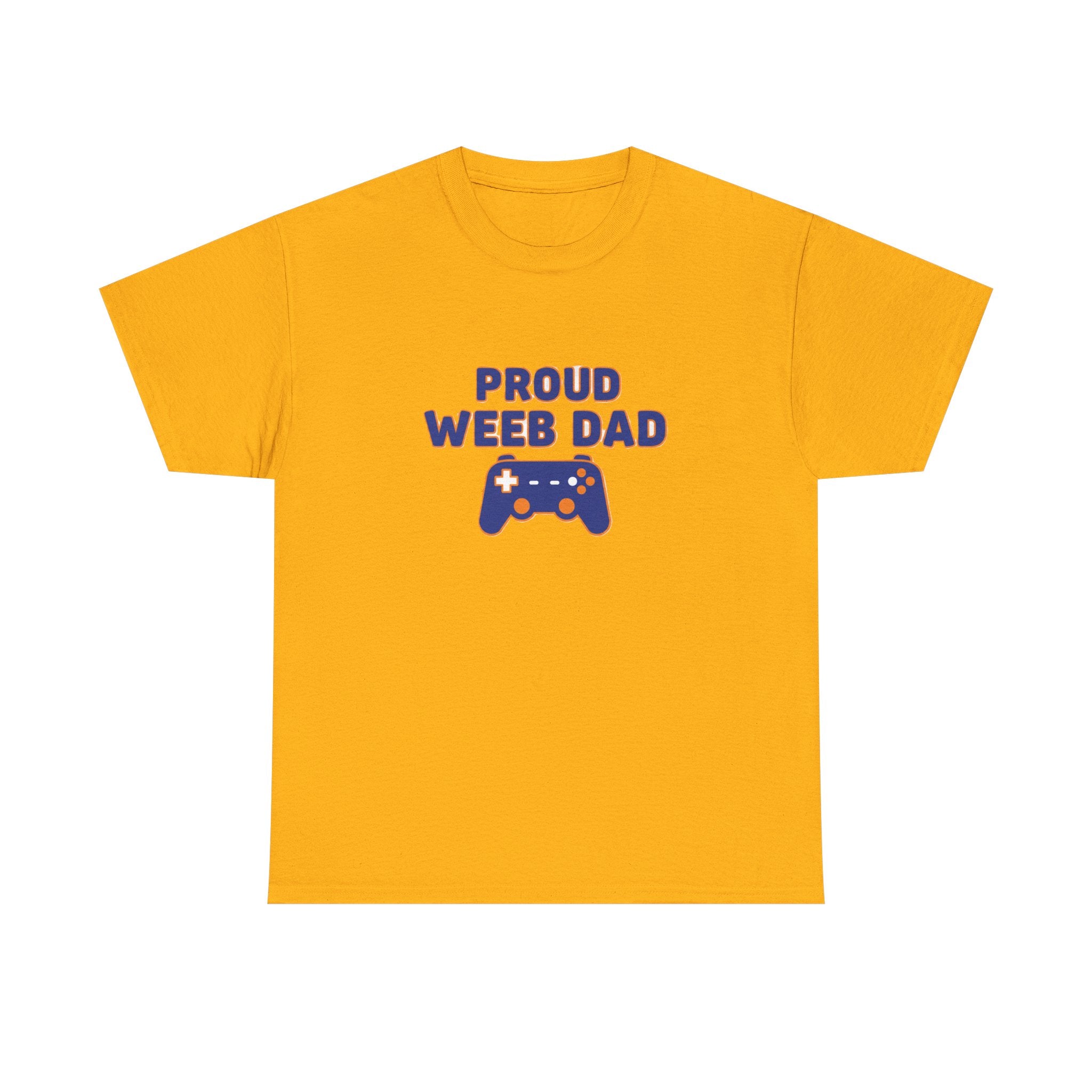 Proud Weeb Dad T-Shirt — Gamer Controller Graphic Dad Tee - Adult