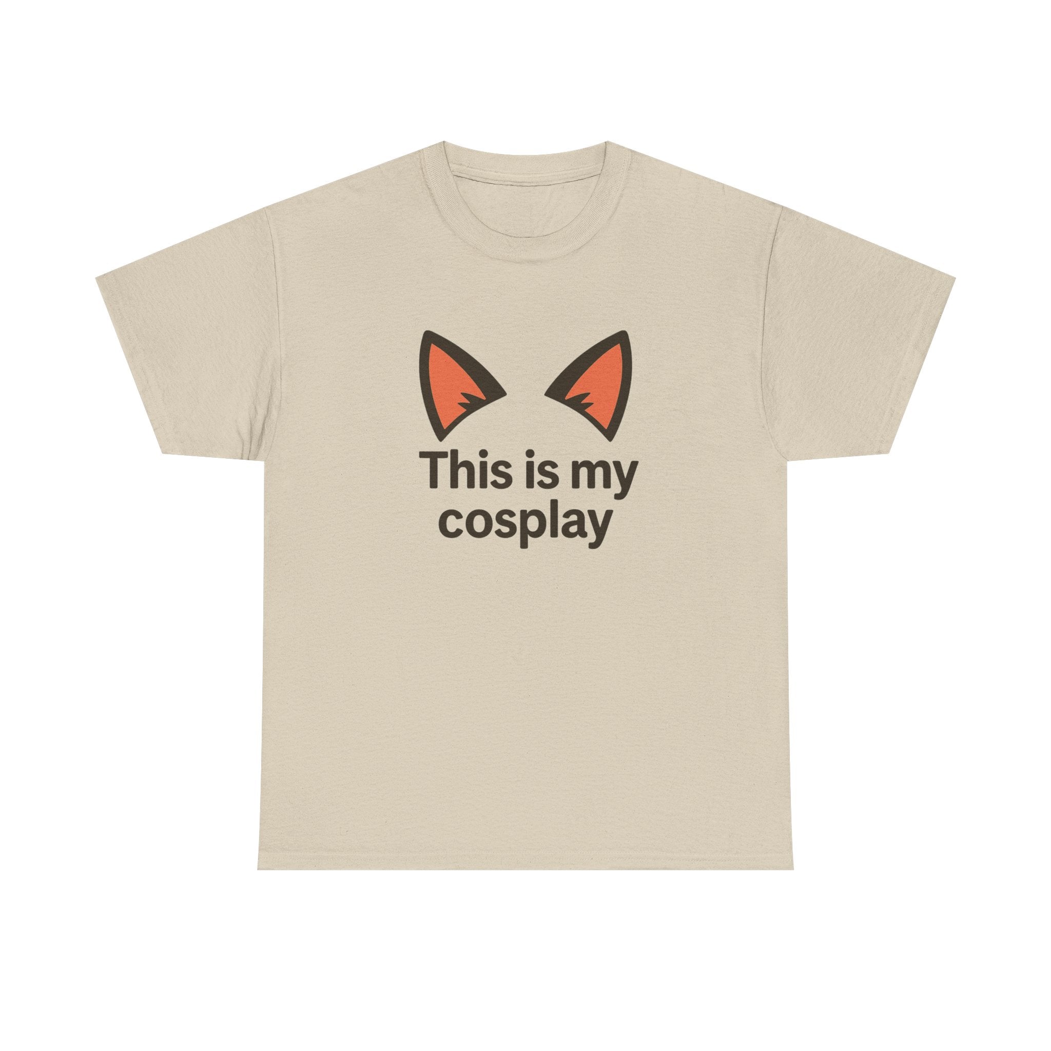Cosplay Tee — "This is my cosplay" Fox Ear Graphic T-Shirt - Adult