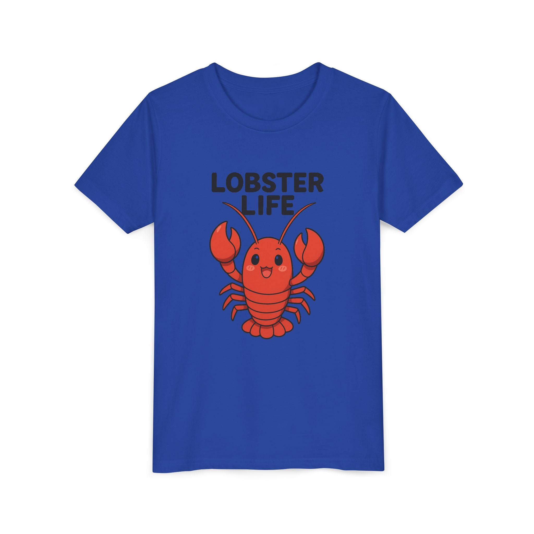 Youth Tee — Cute "Lobster Life" Kids T-Shirt (Summer Beach Shirt)