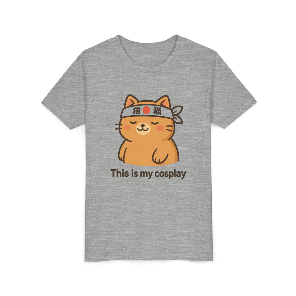 Kids" This Is My Cosplay" Cat Tee — Cute Anime Kawaii Cat Costume Shirt for Children