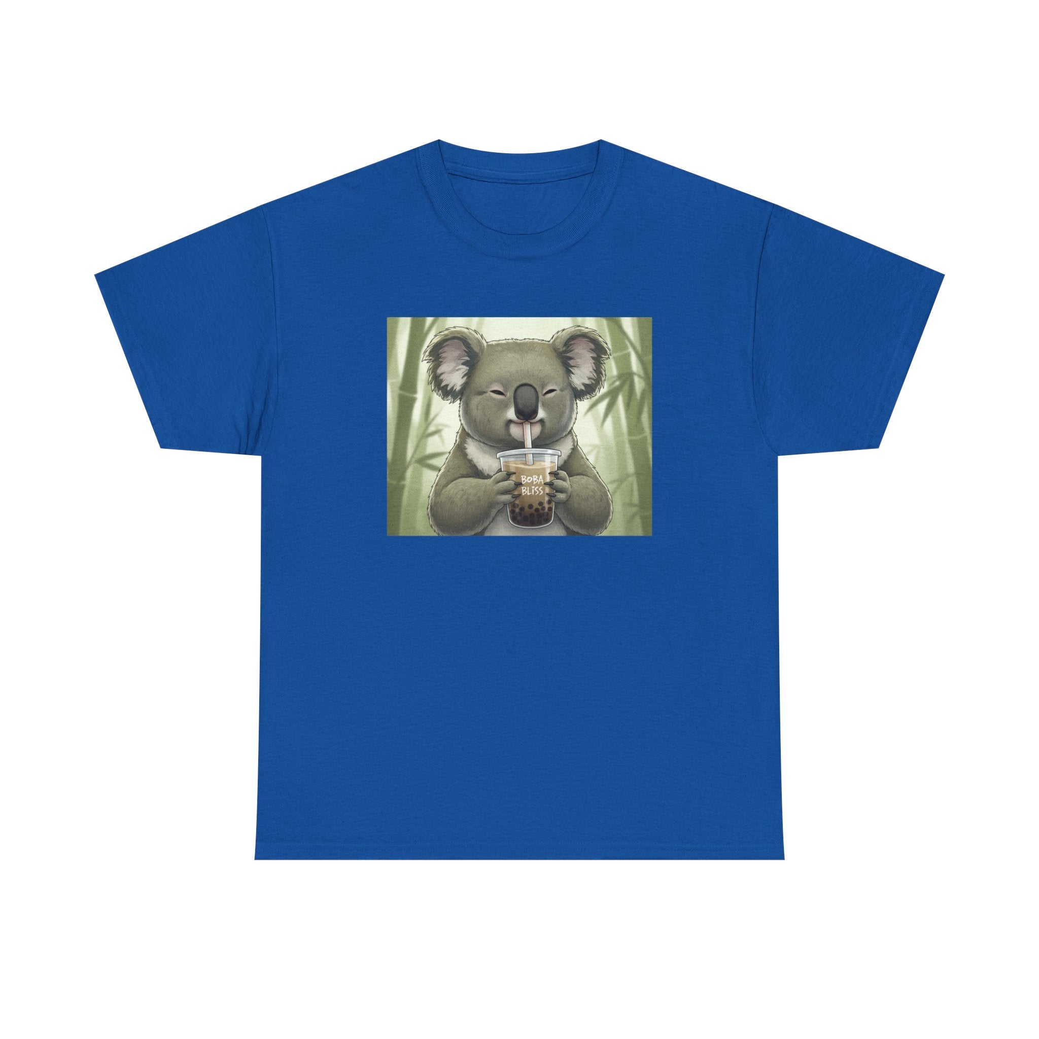 Koala Bubble Tea T‑Shirt — Cute Koala Drinking Boba Graphic Tee - Adult