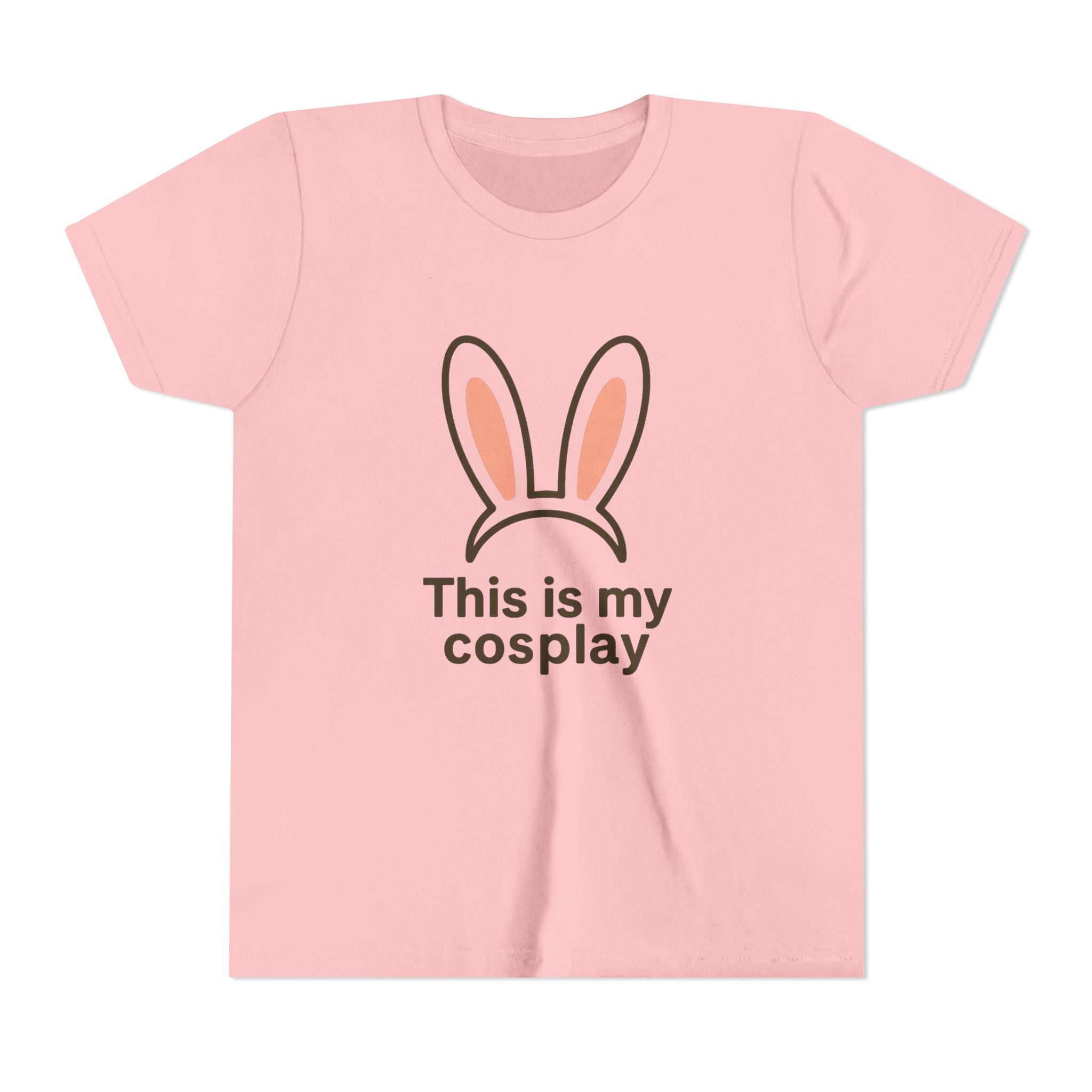 Youth Tee — "This is my cosplay" Bunny Ears Kids T‑Shirt