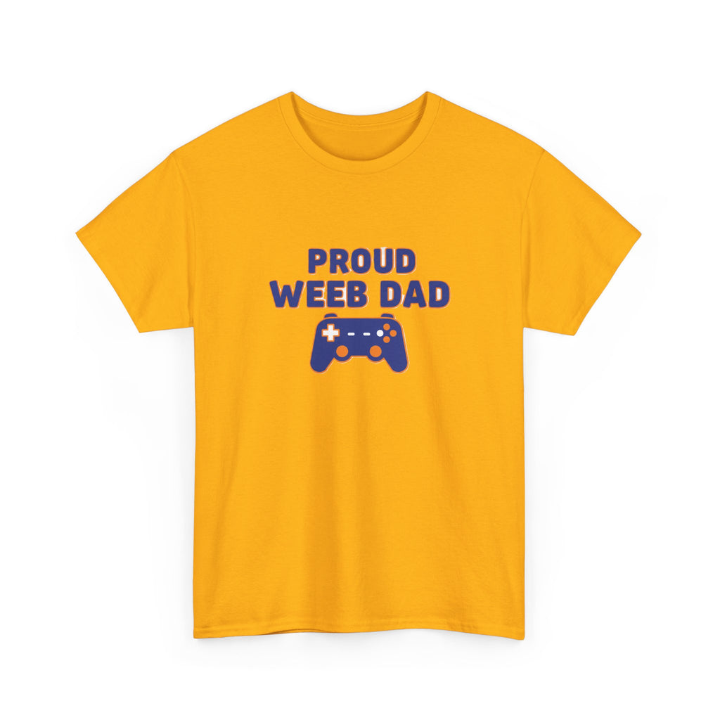 Proud Weeb Dad T-Shirt — Gamer Controller Graphic Dad Tee - Adult