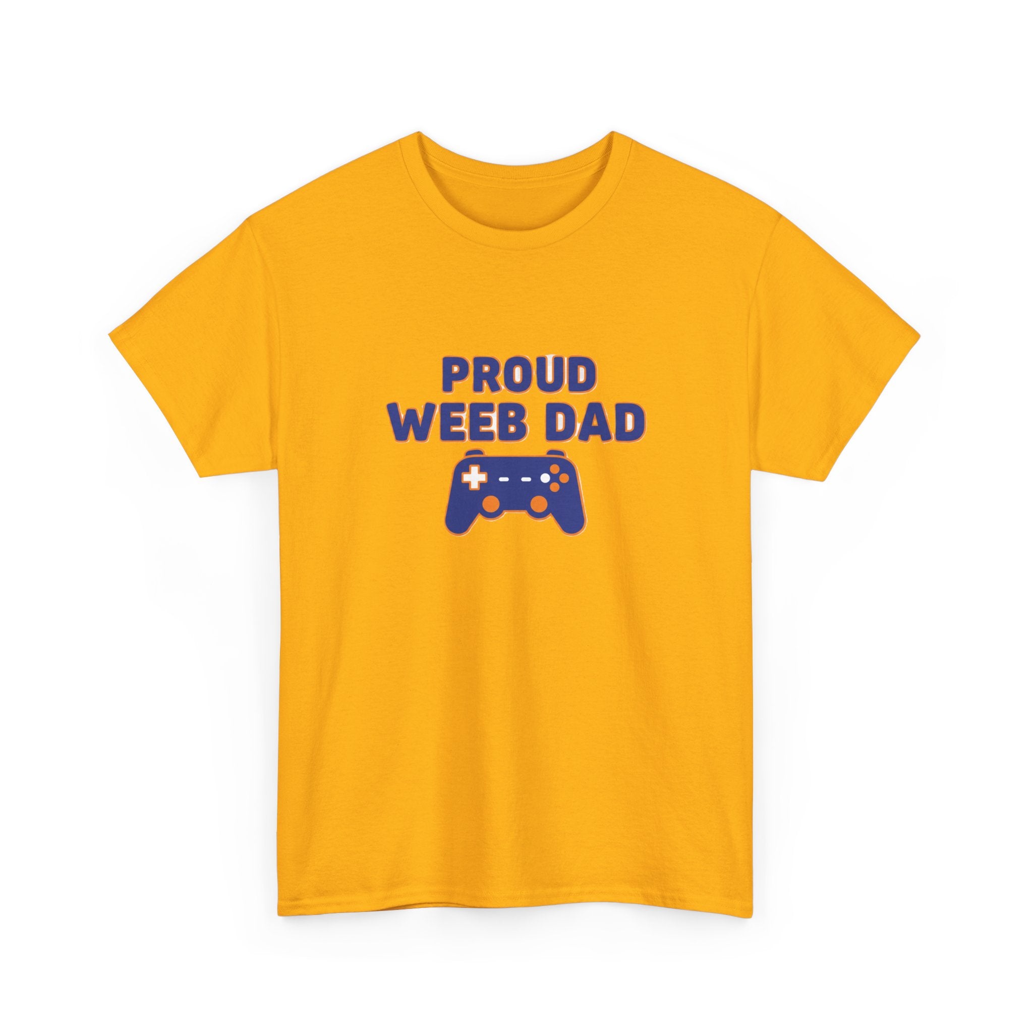 Proud Weeb Dad T-Shirt — Gamer Controller Graphic Dad Tee - Adult