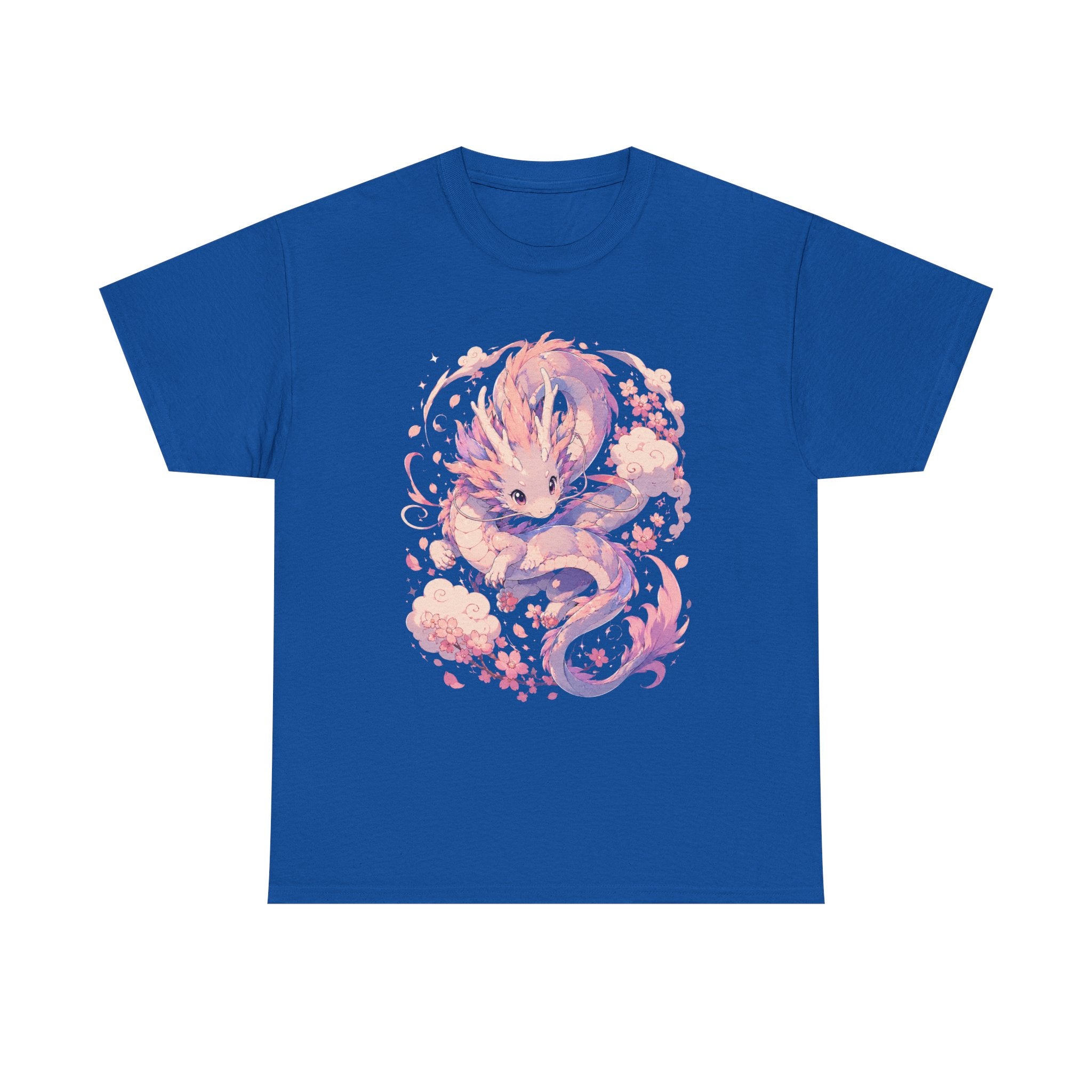 Dragon Fox Tee — Pastel Mythical Creature Graphic Shirt - Adult