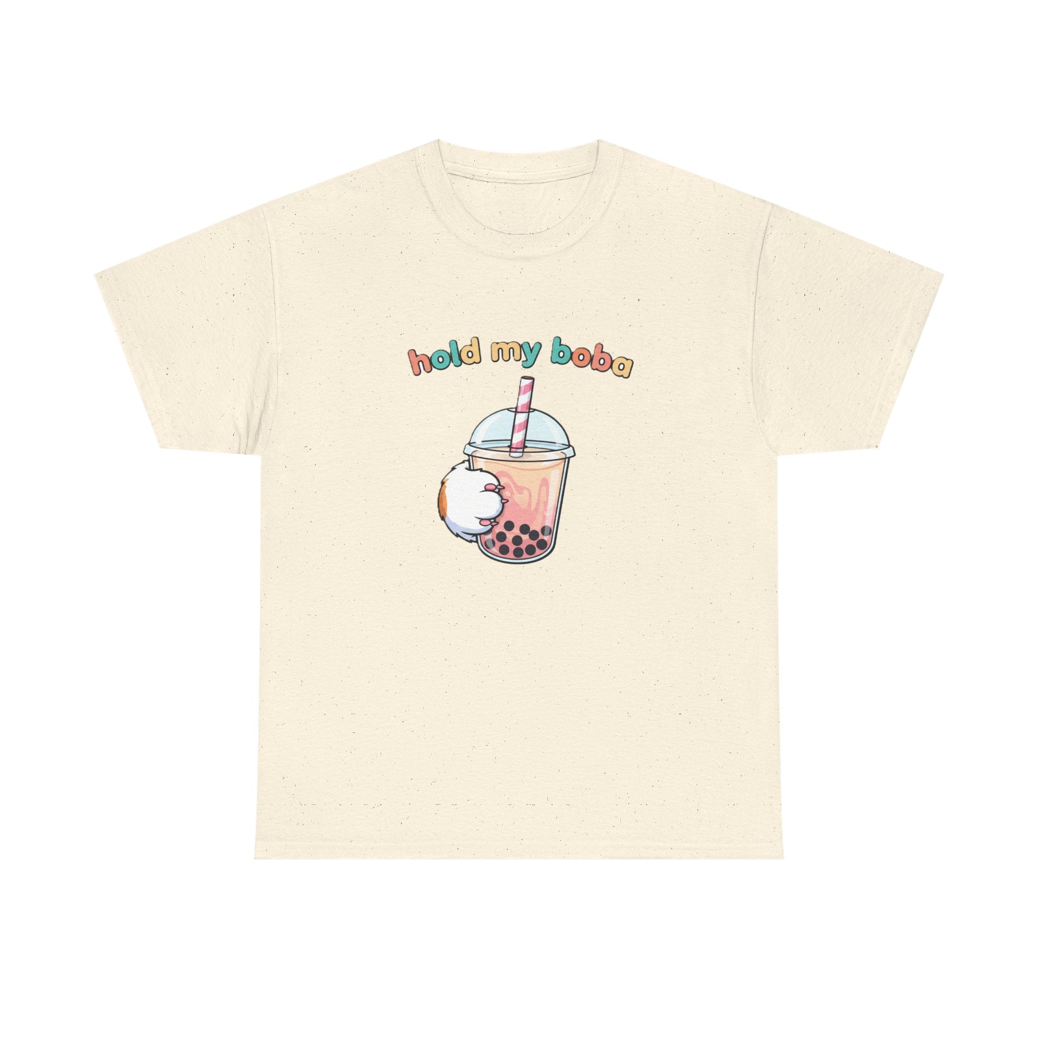 Hold My Boba T‑Shirt — Cute Bubble Tea Graphic Tee - Adult