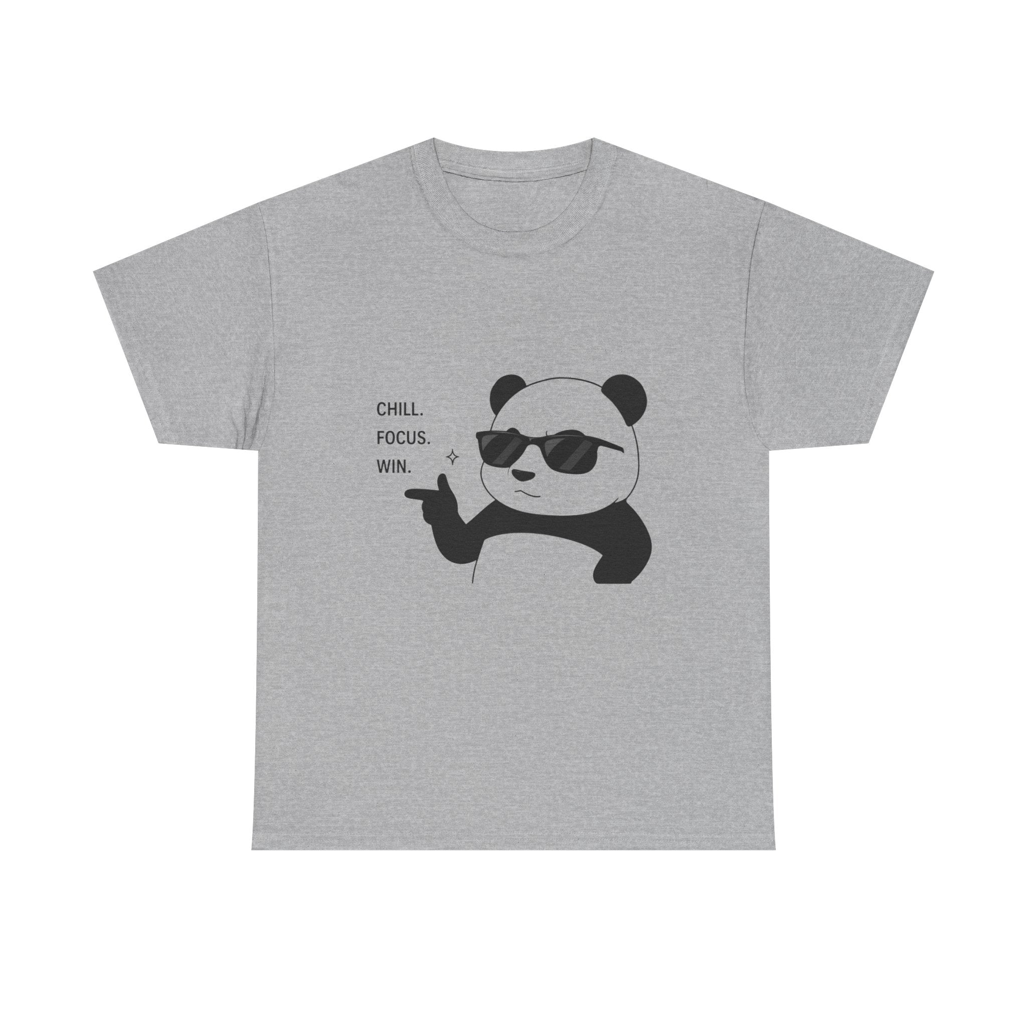 Panda 'Chill. Focus. Win.' T-Shirt - Adult