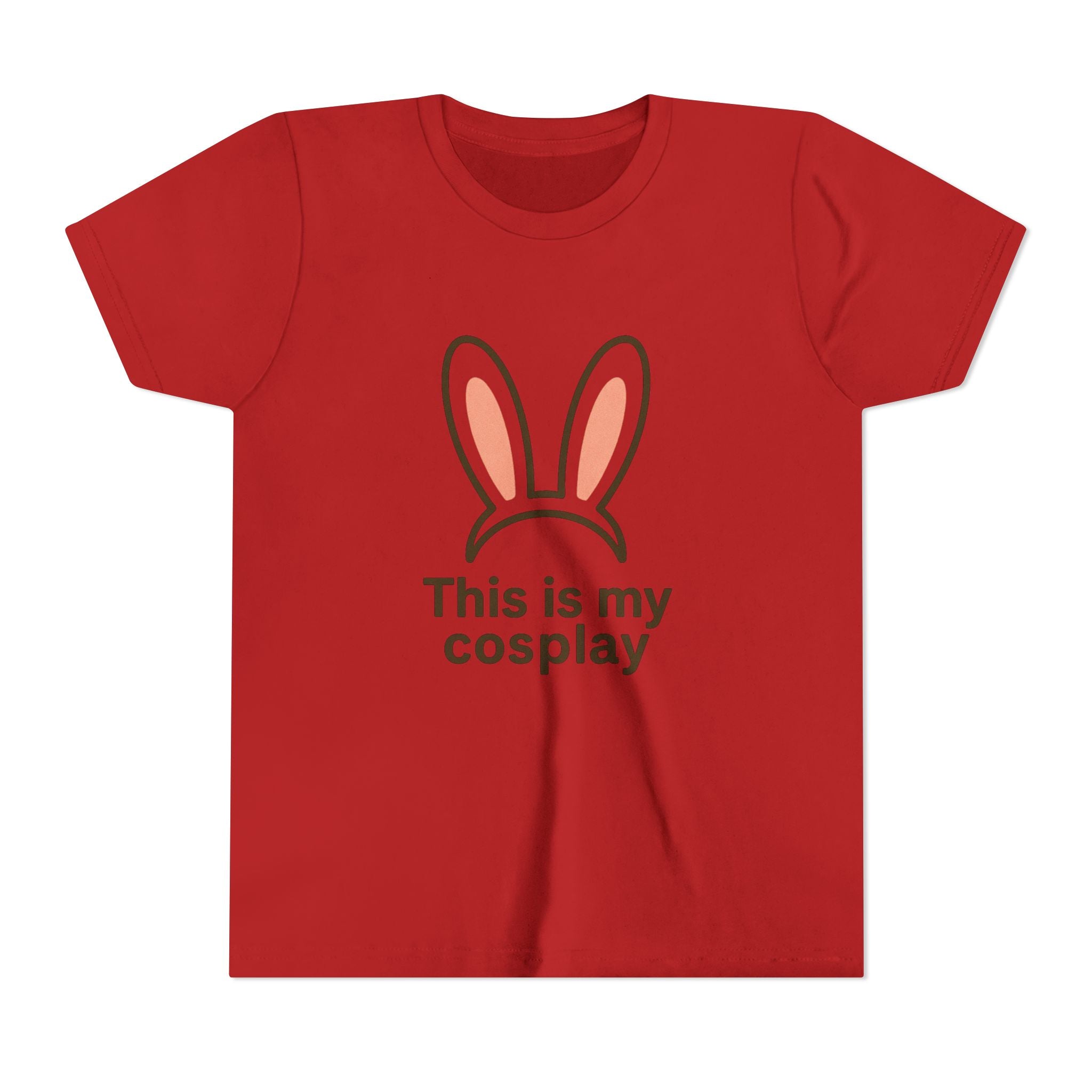 Youth Tee — "This is my cosplay" Bunny Ears Kids T‑Shirt