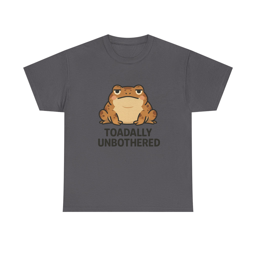 Toadally Unbothered T-Shirt — Cute Relaxed Frog Graphic Tee - Adult