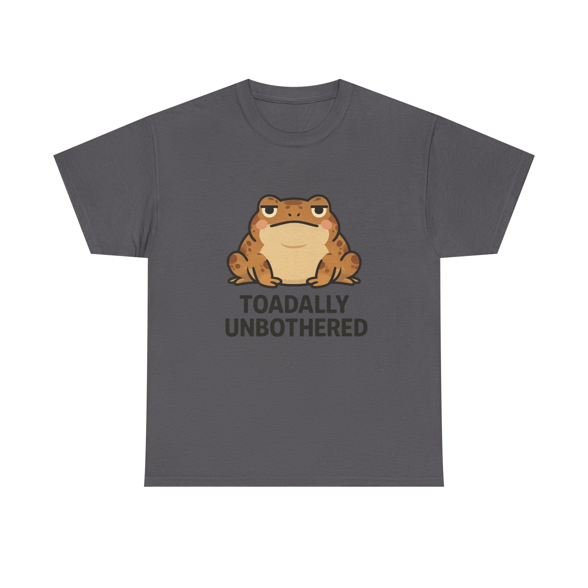 Toadally Unbothered T-Shirt — Cute Relaxed Frog Graphic Tee - Adult