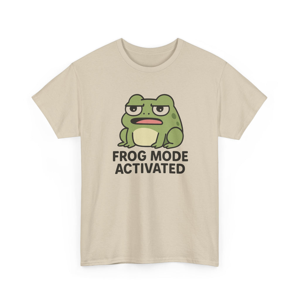 Frog Mode Activated T-Shirt — Cute Cartoon Frog Graphic Tee - Adult